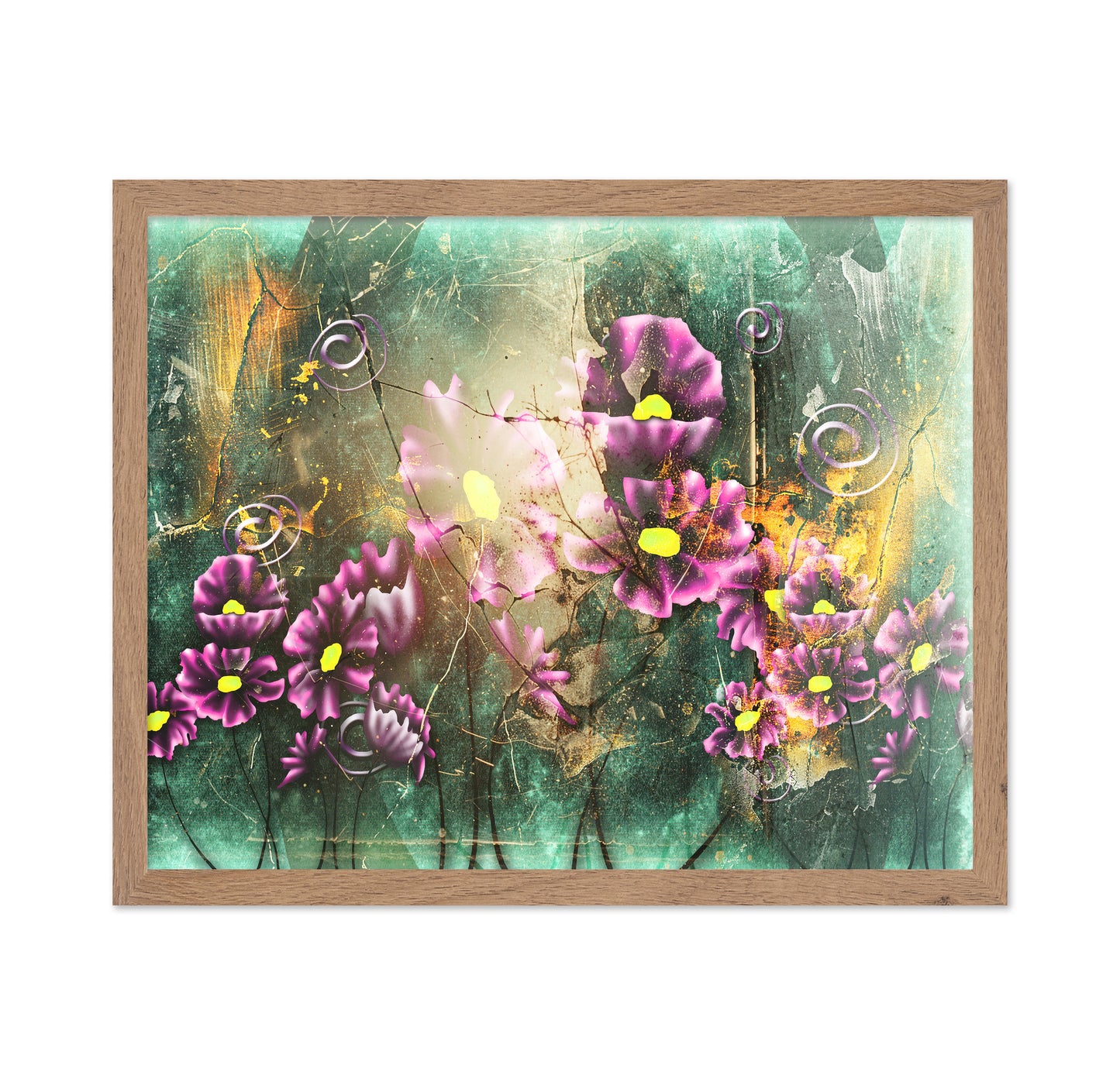 Purple Floral Burst