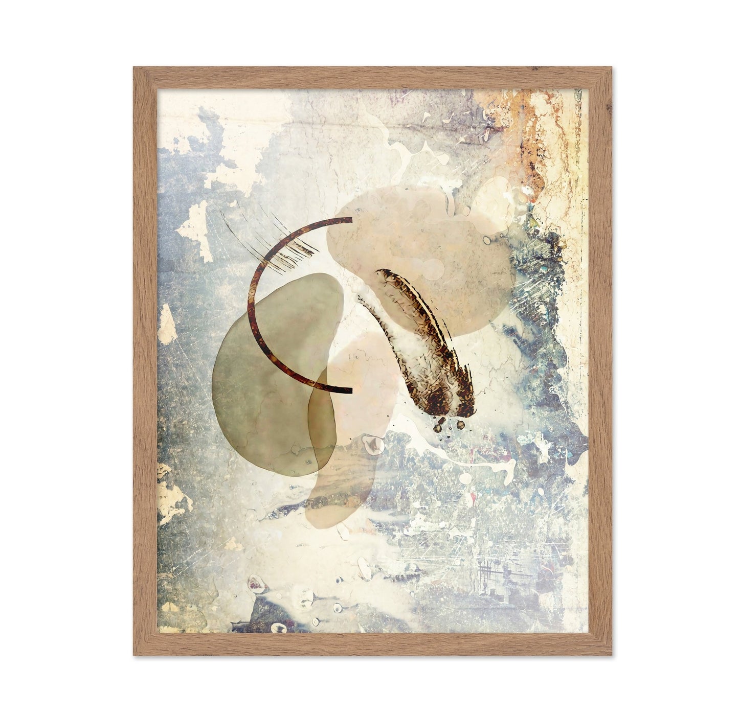 Neutral Boho Abstract Forms