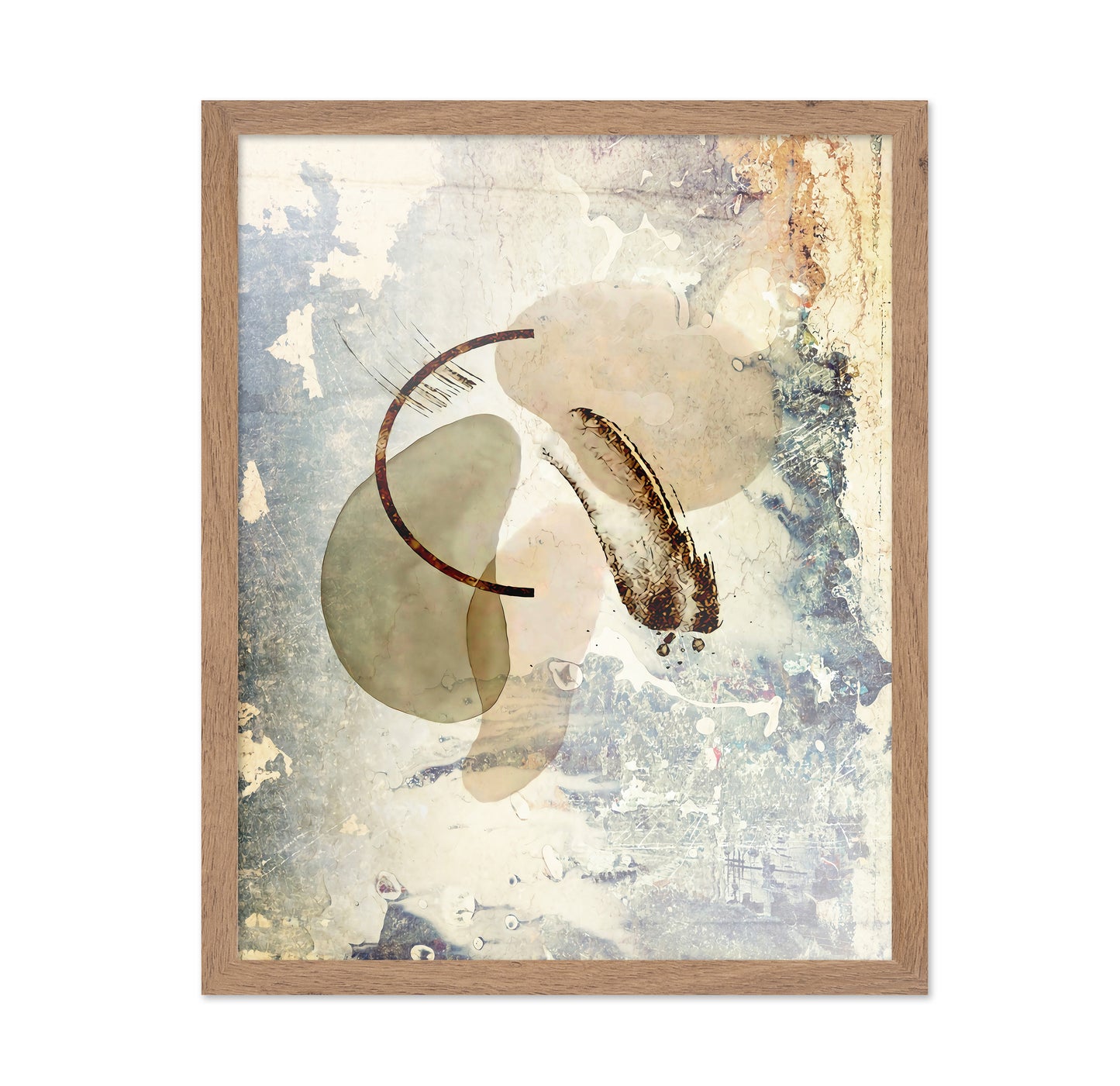 Neutral Boho Abstract Forms