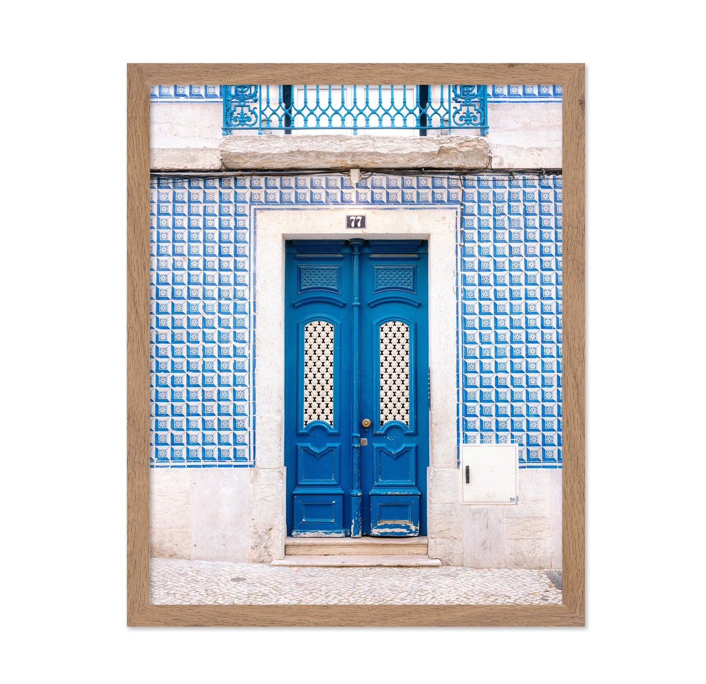 Blue Lisbon Door Facade