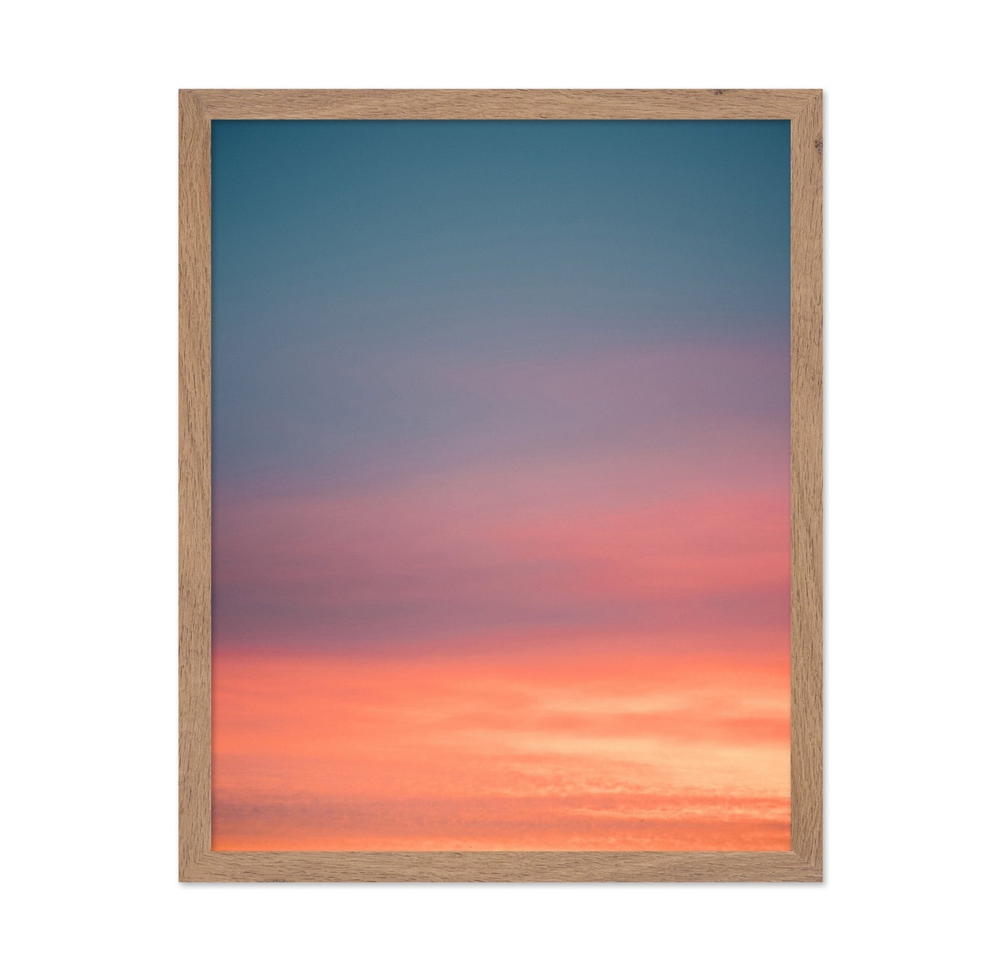 Coral Sunset Sky