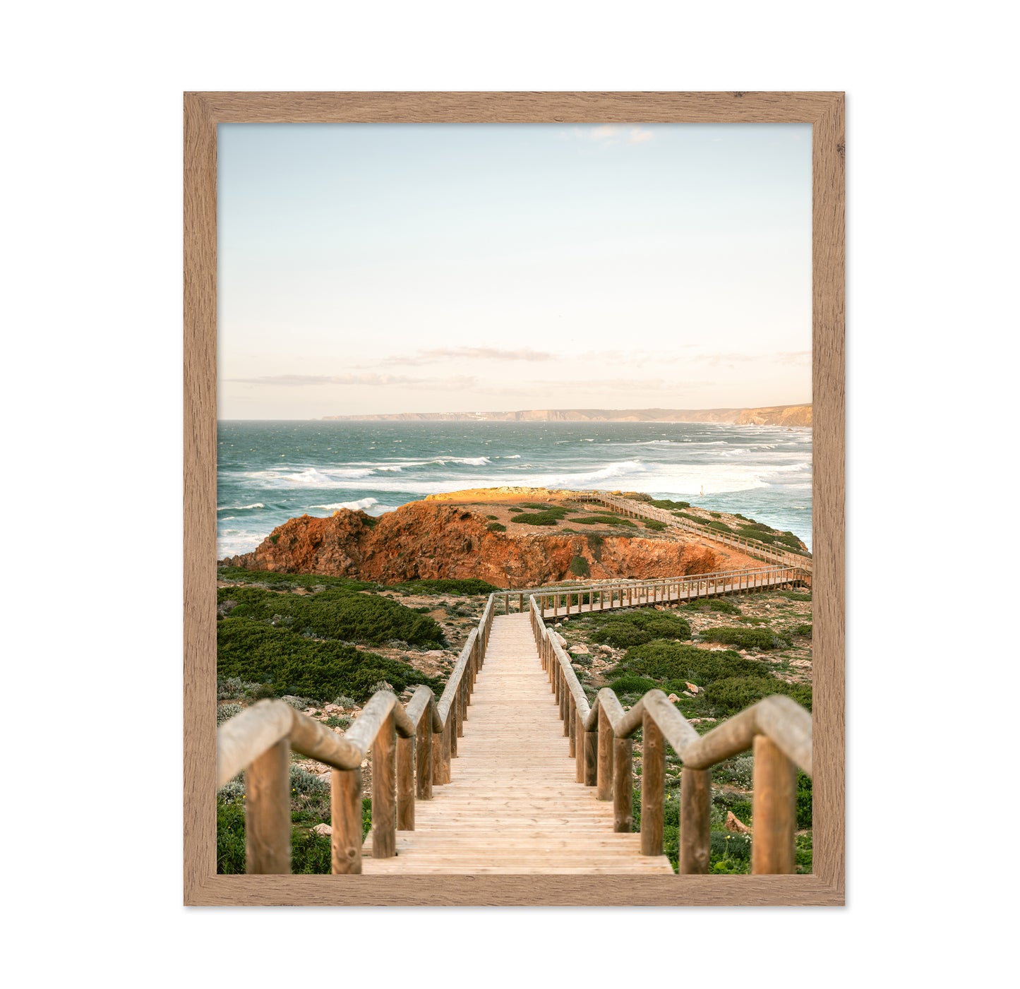 Coastal Boardwalk View