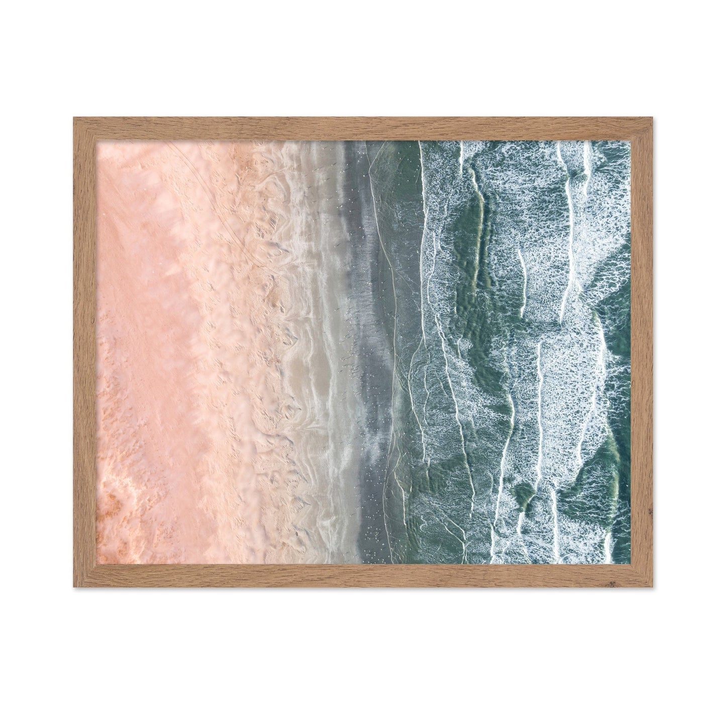Pink Blue Shoreline