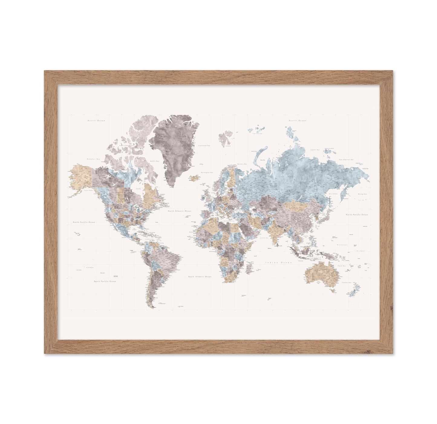 World Map Cities
