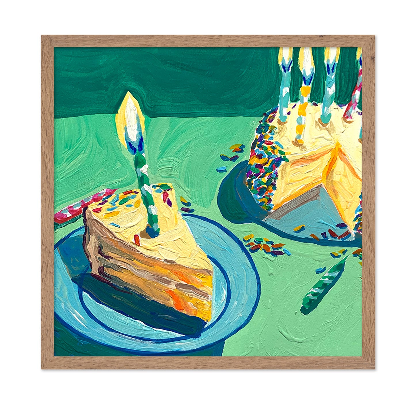 Birthday Cake Slice