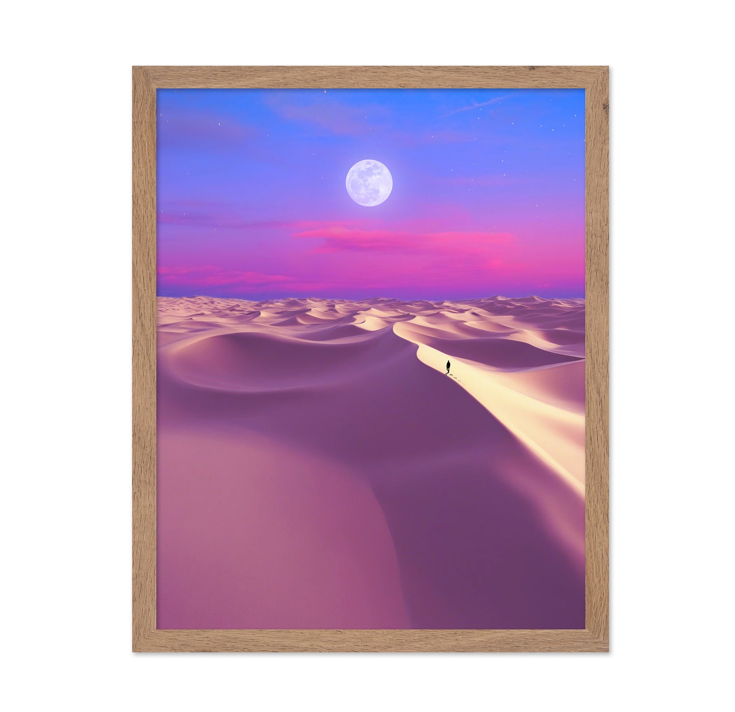 Moonlit Desert Path