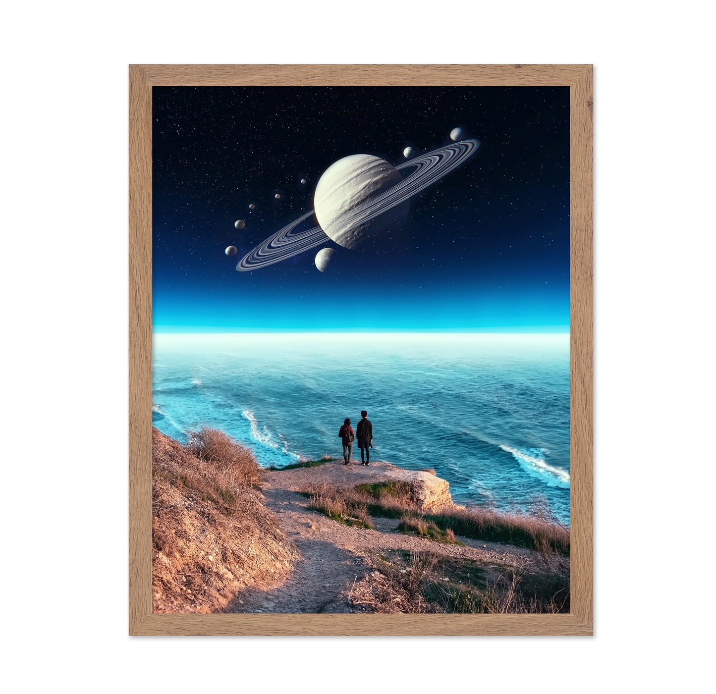 Saturn Above The Sea