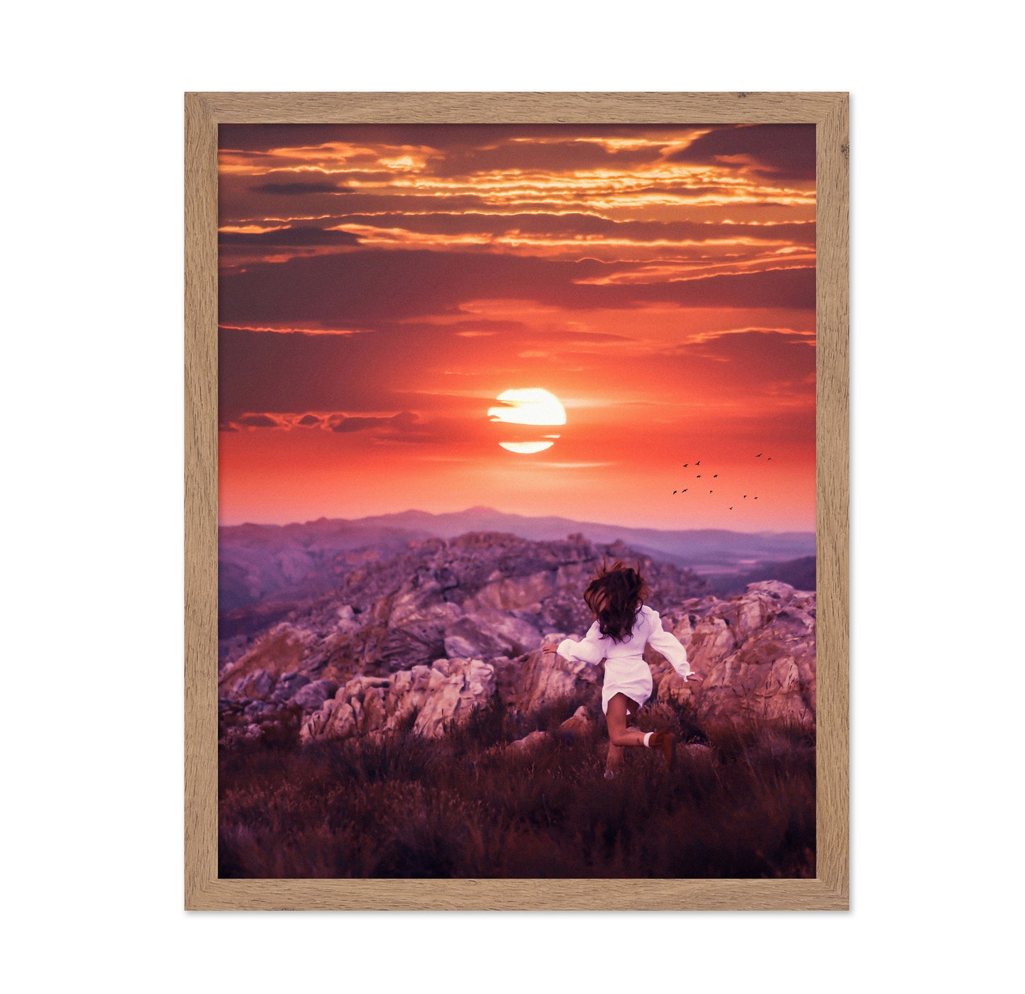 Running Into Sunset