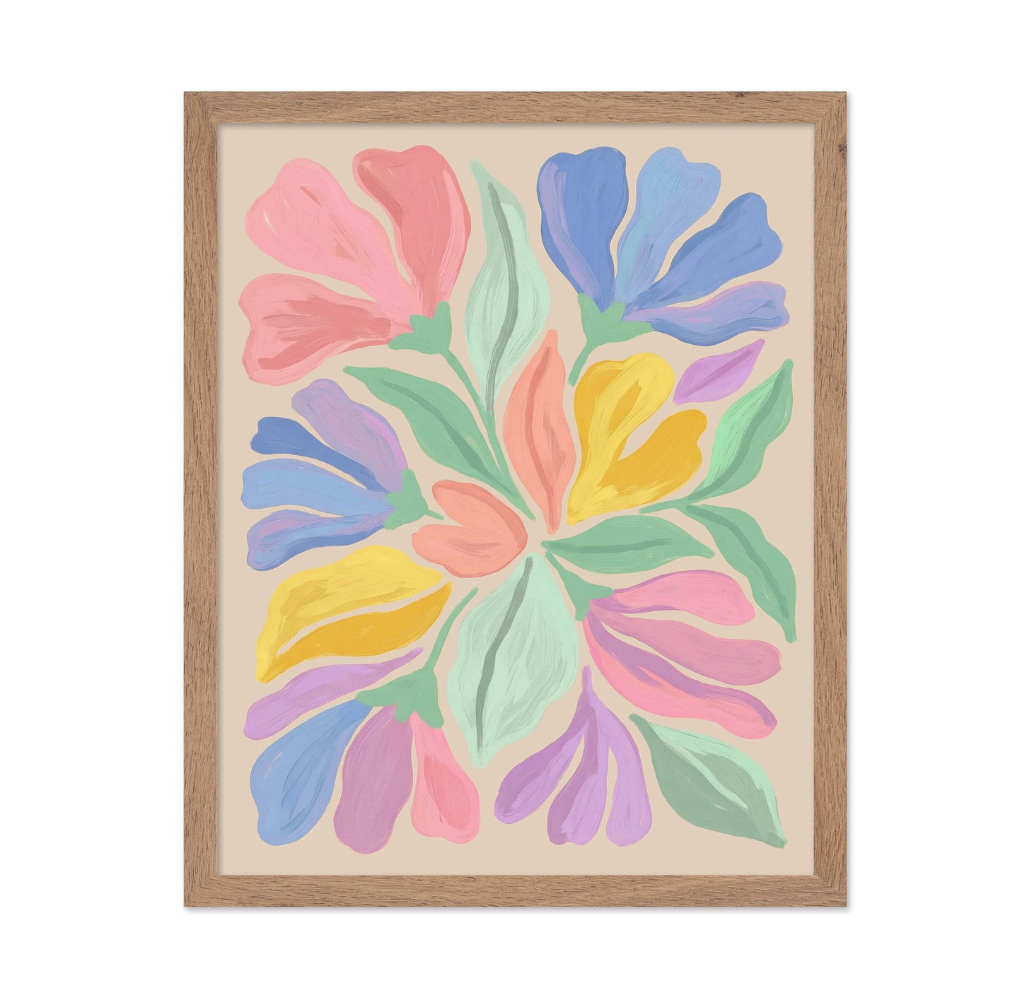 Colorful Pastel Floral Bouquet