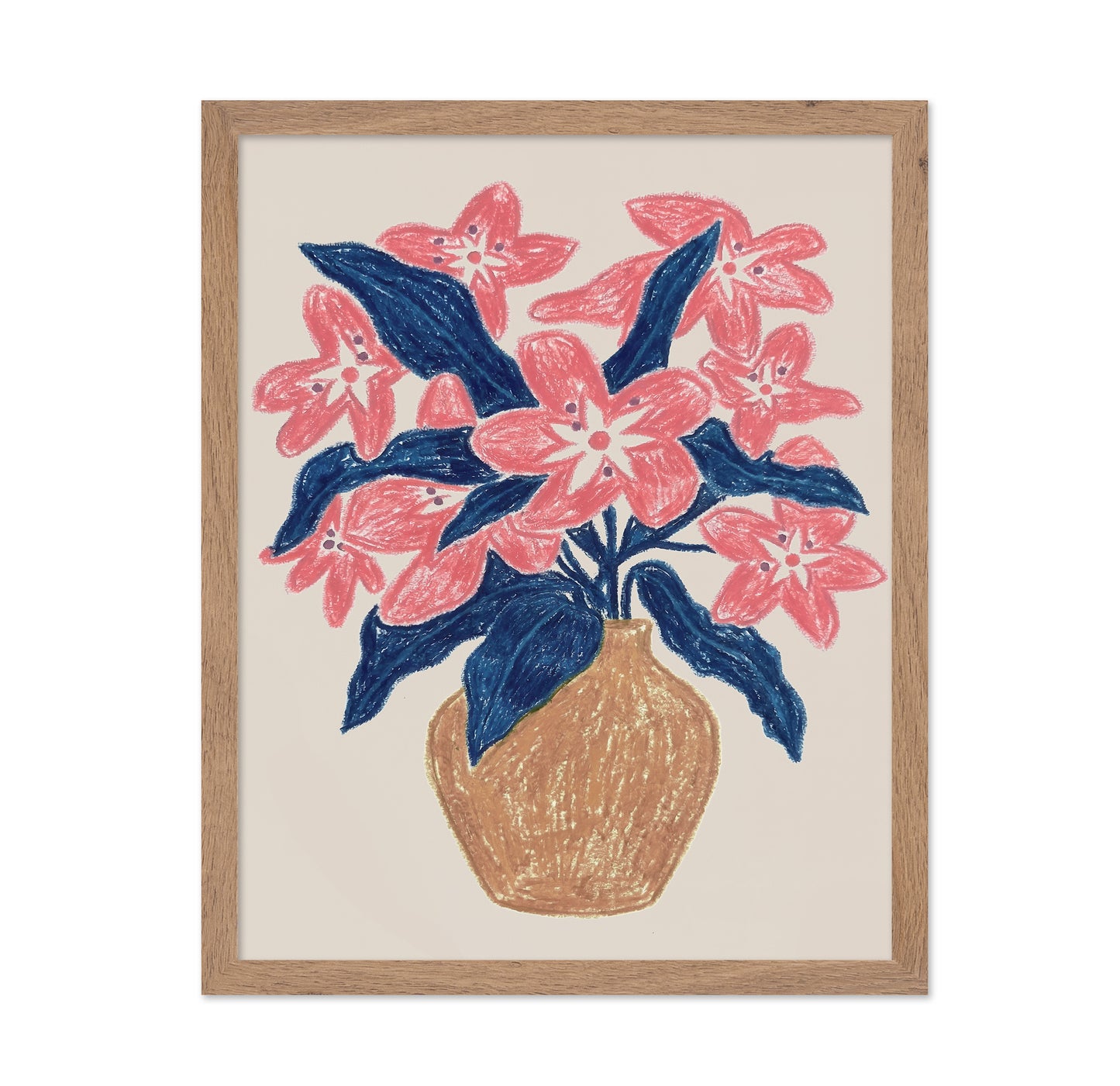 Pink Floral Vase No1