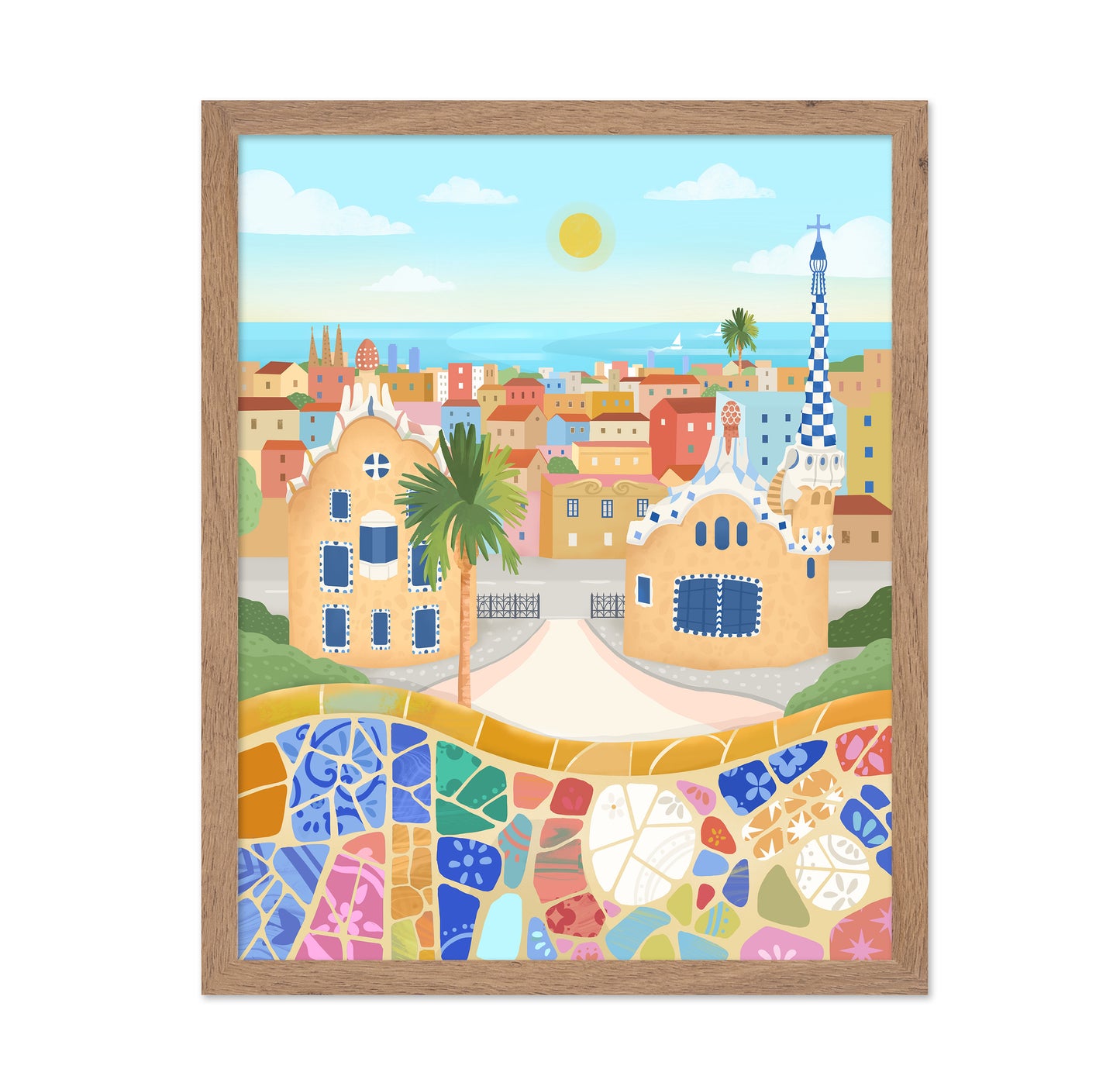 Barcelona Mosaic View No1