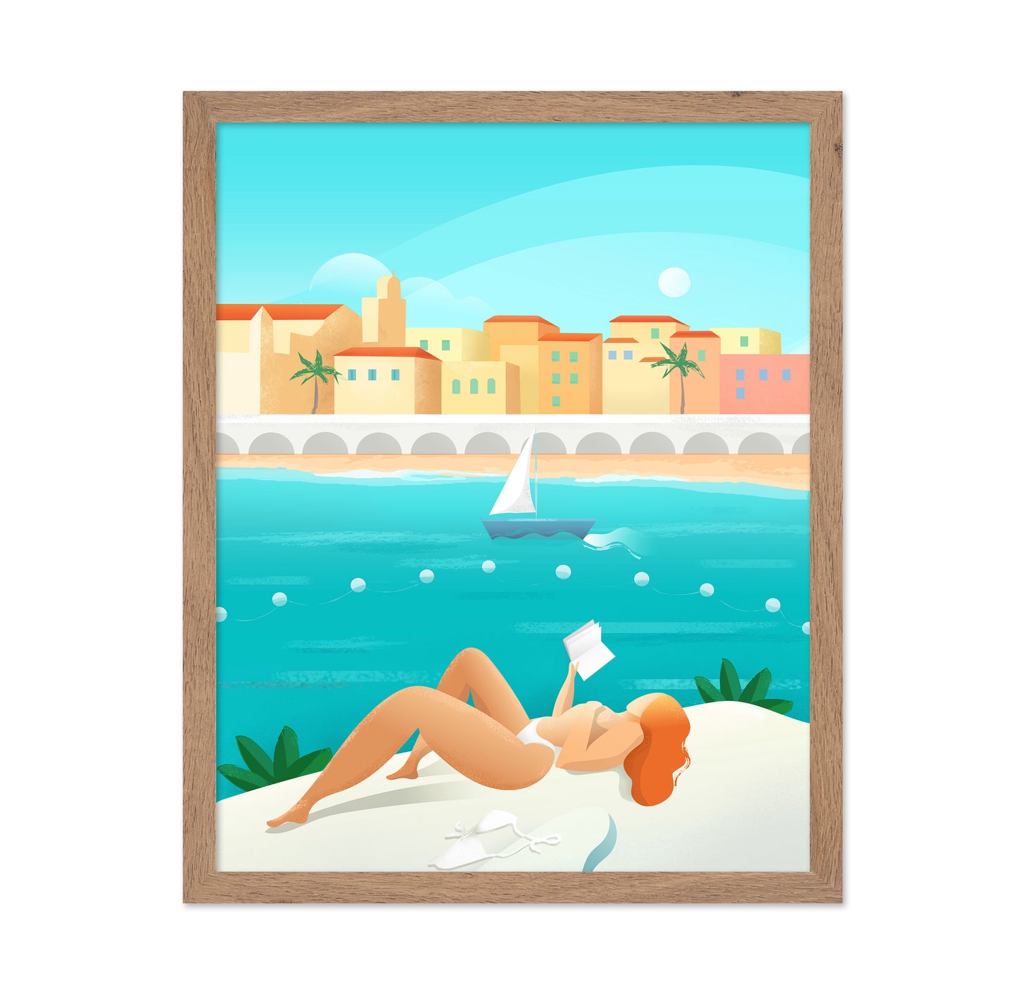 Cote dAzur Beach Scene
