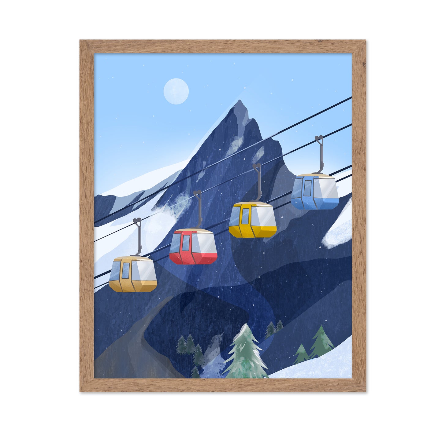 Mountain Ski Lift