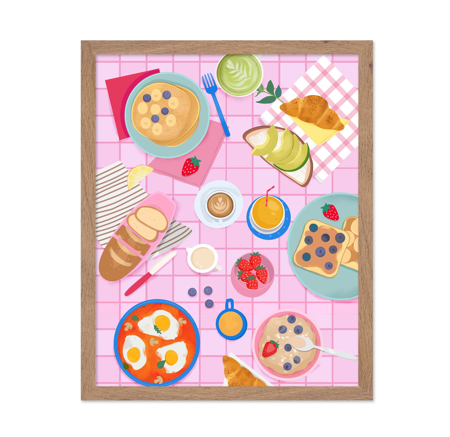 Colorful Breakfast Table Spread