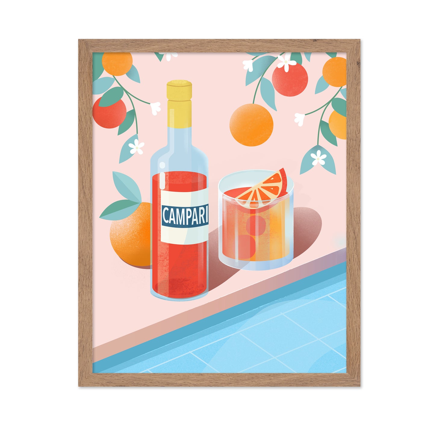 Negroni Cocktail Campari Still Life
