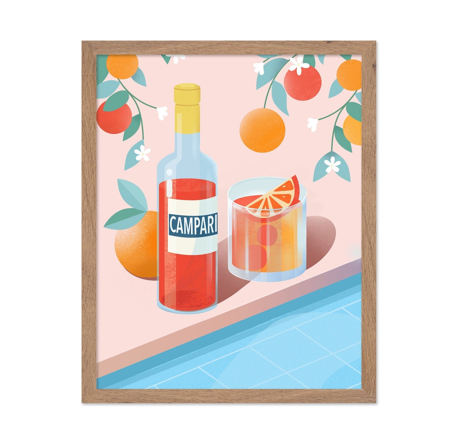 Negroni Cocktail Campari Still Life