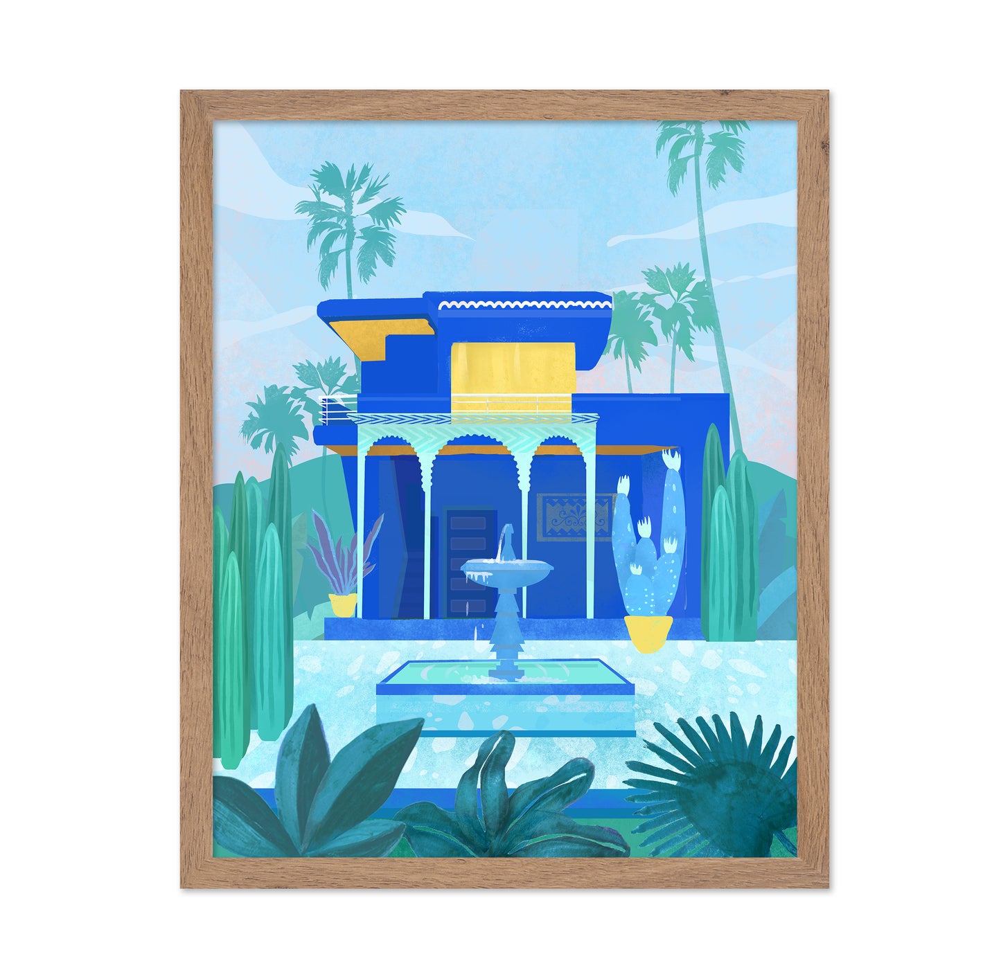 Moroccan Blue Garden