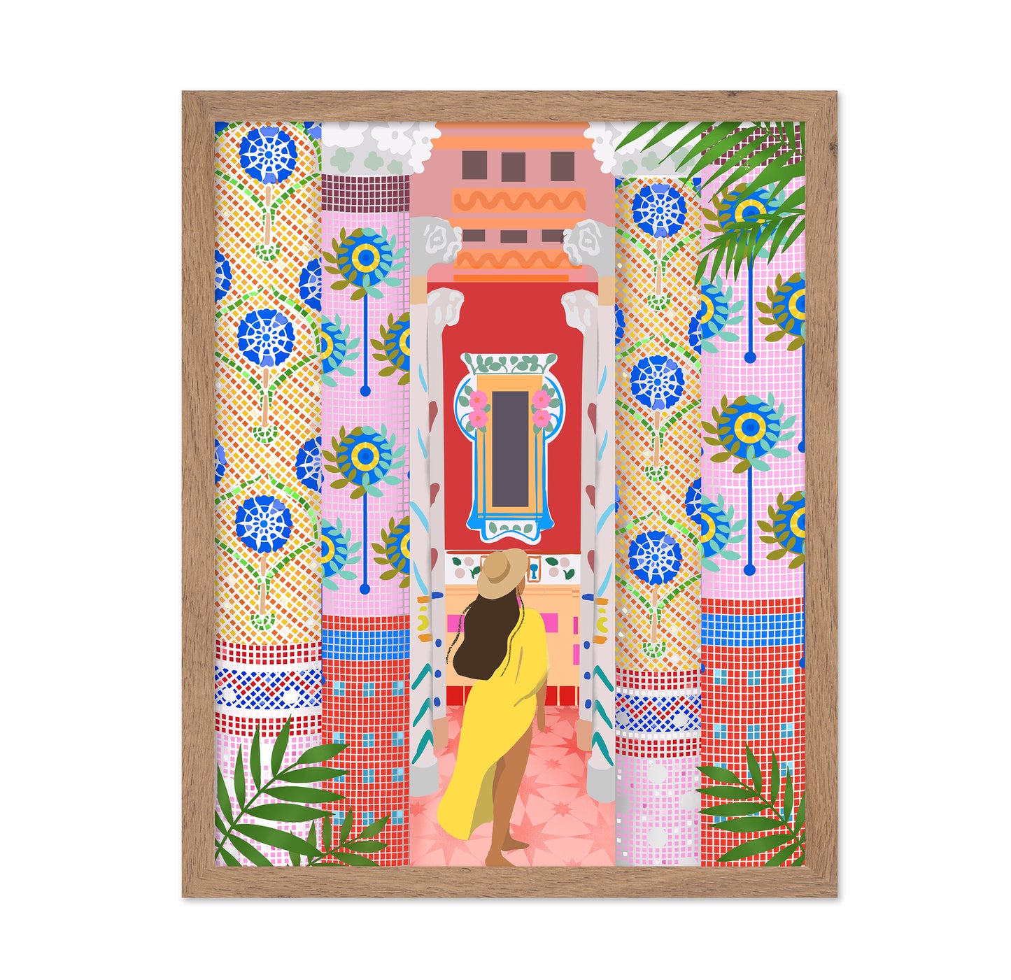 Barcelona Mosaic Architecture