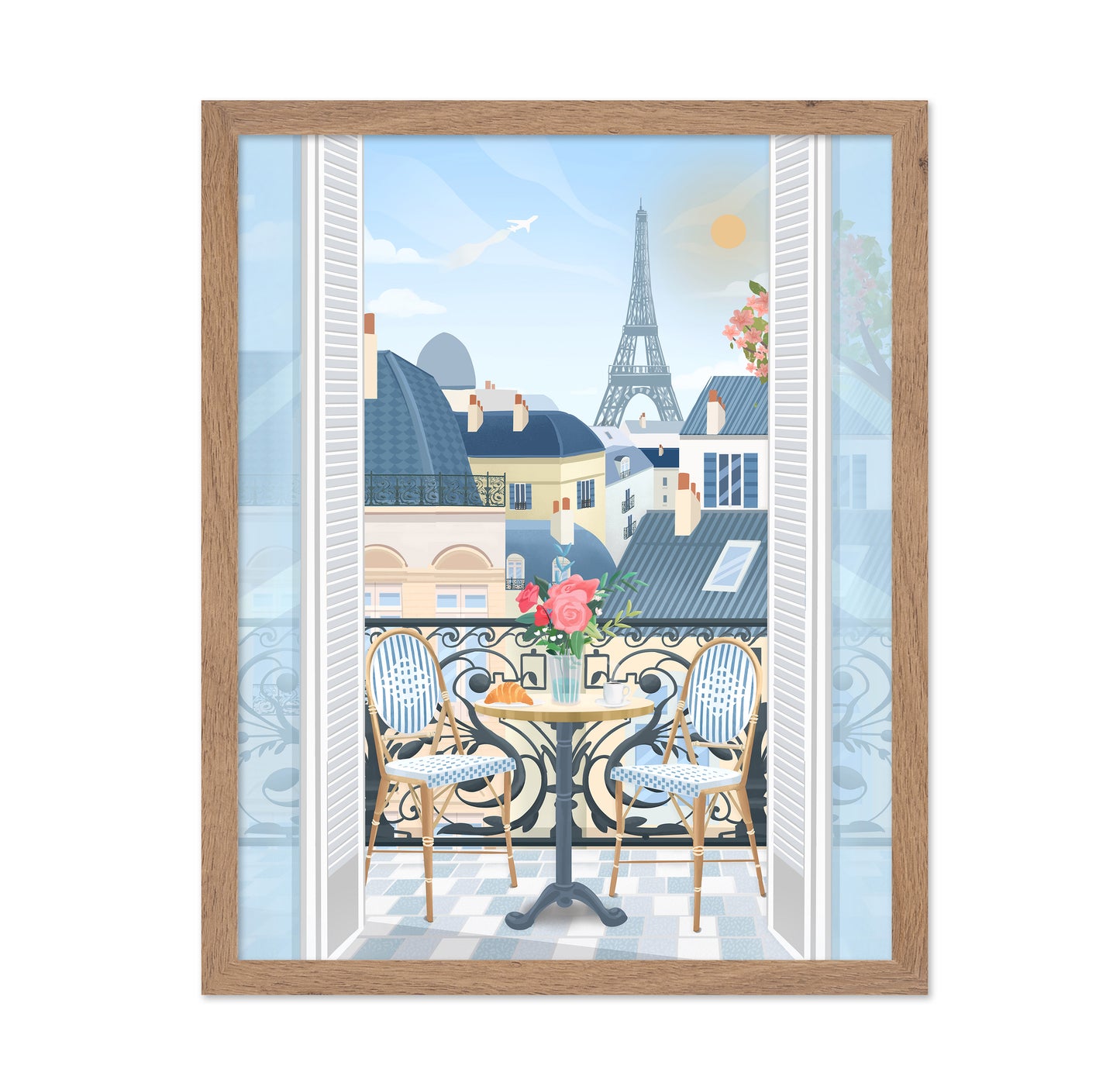Paris Balcony Breakfast No2