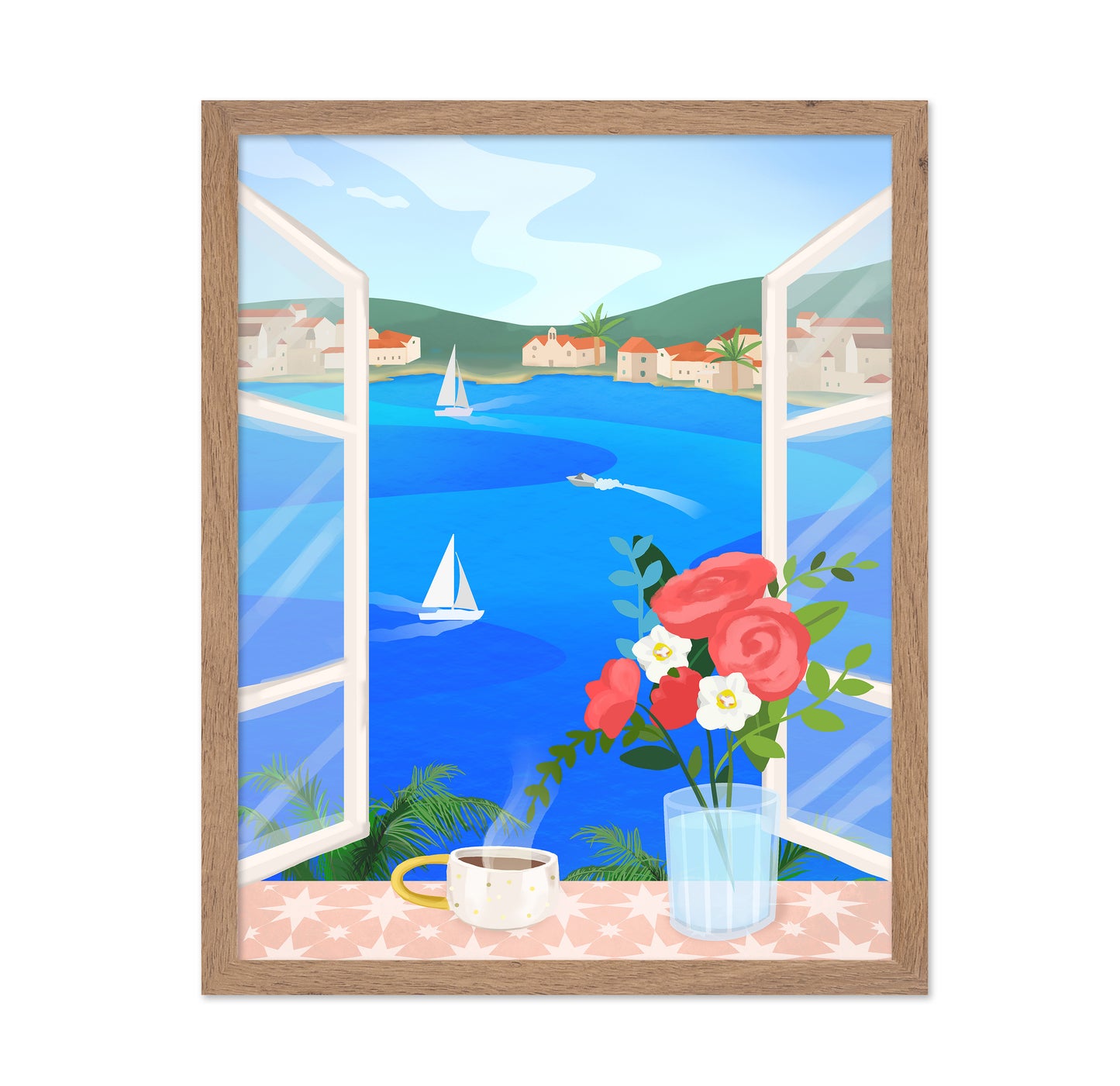 Coastal Window View No1