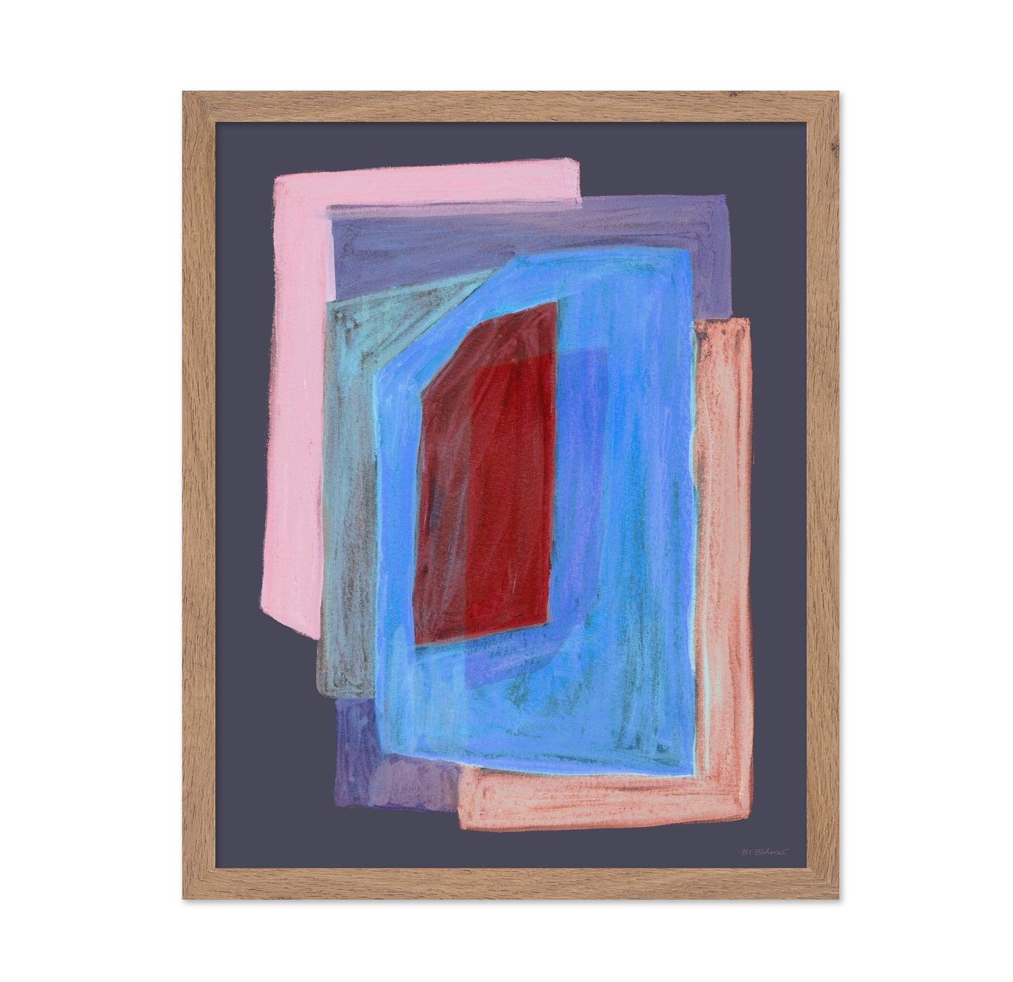 Chalk Layered Shapes