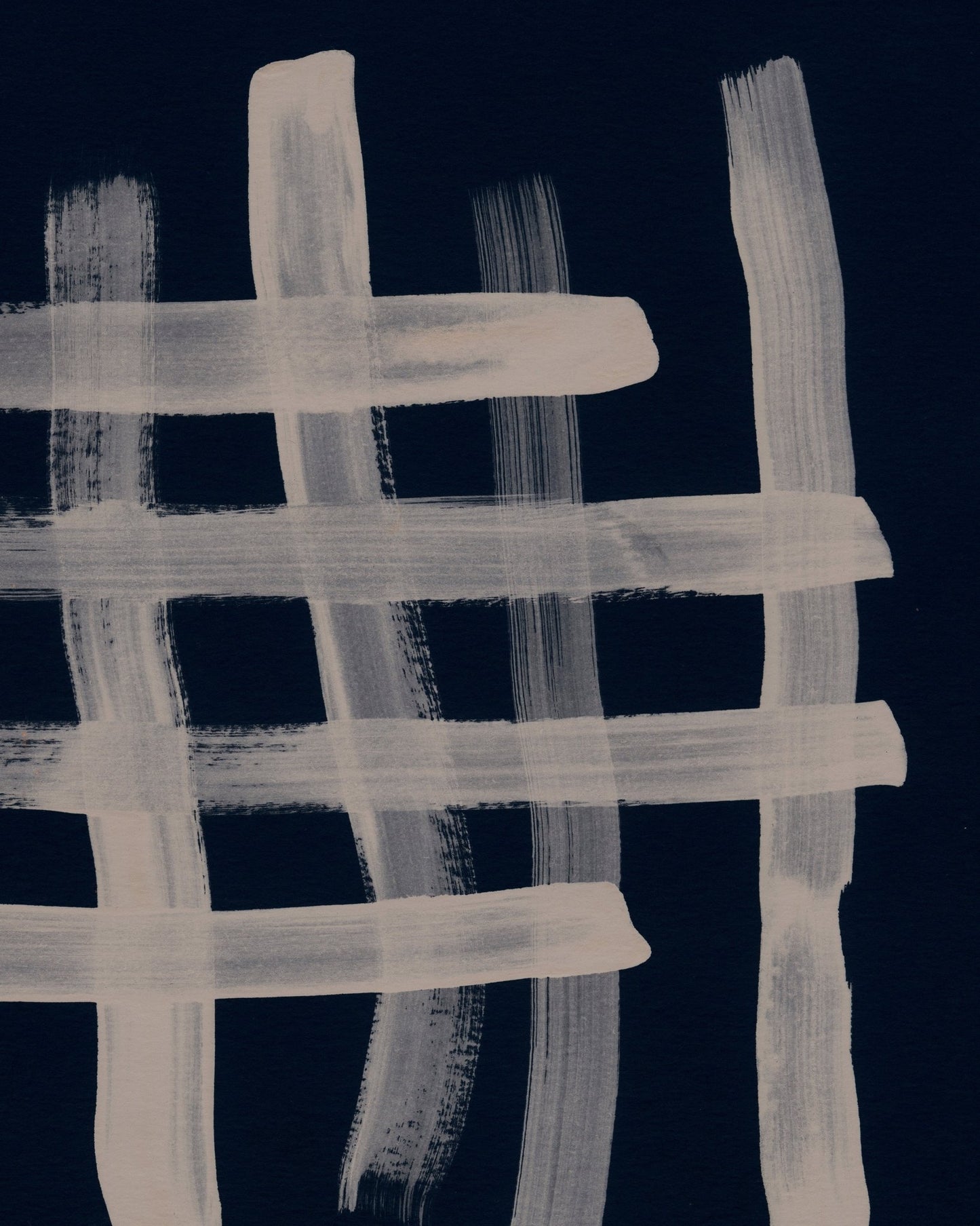 Navy Grid Lines