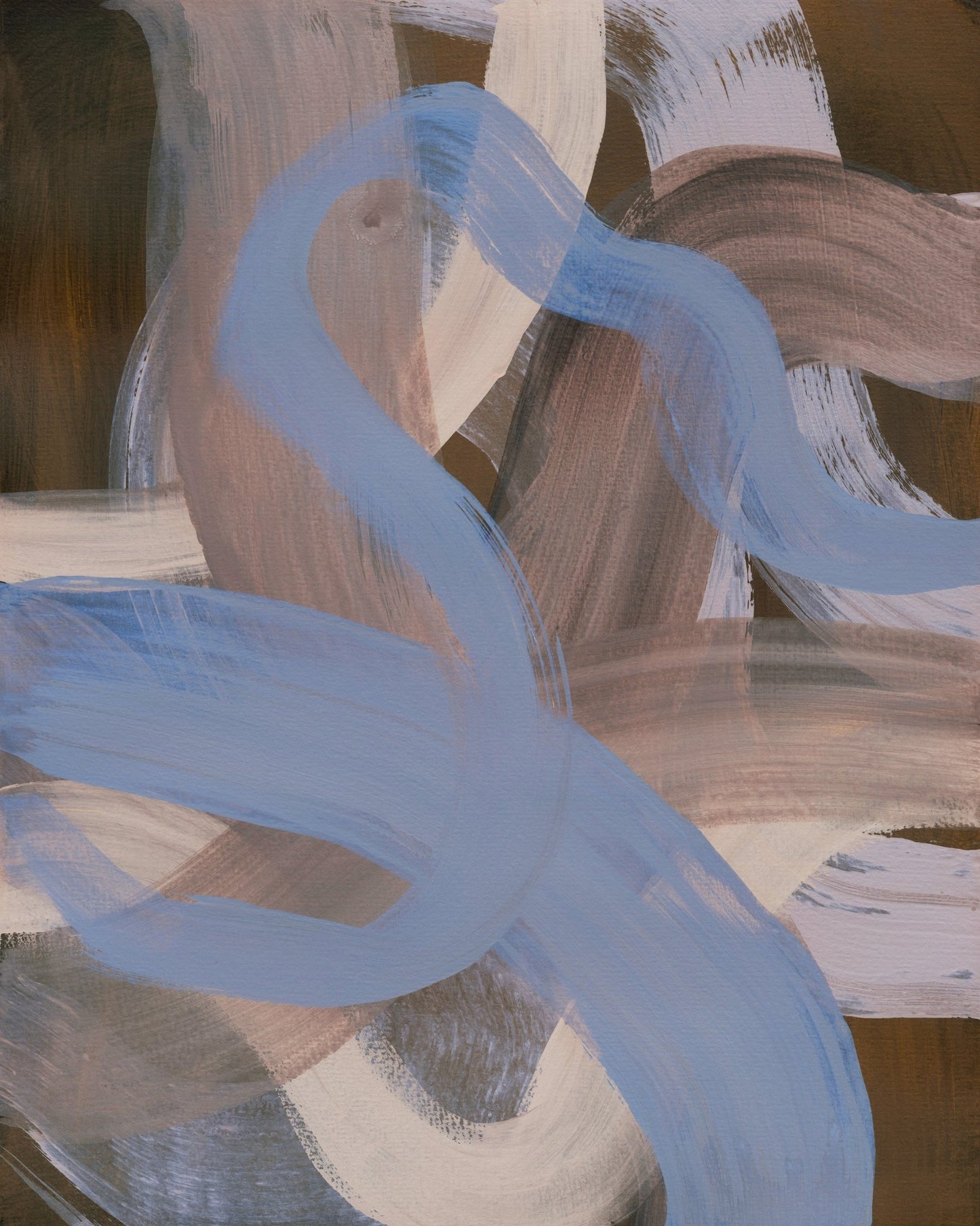 Blue Flow Abstract No1