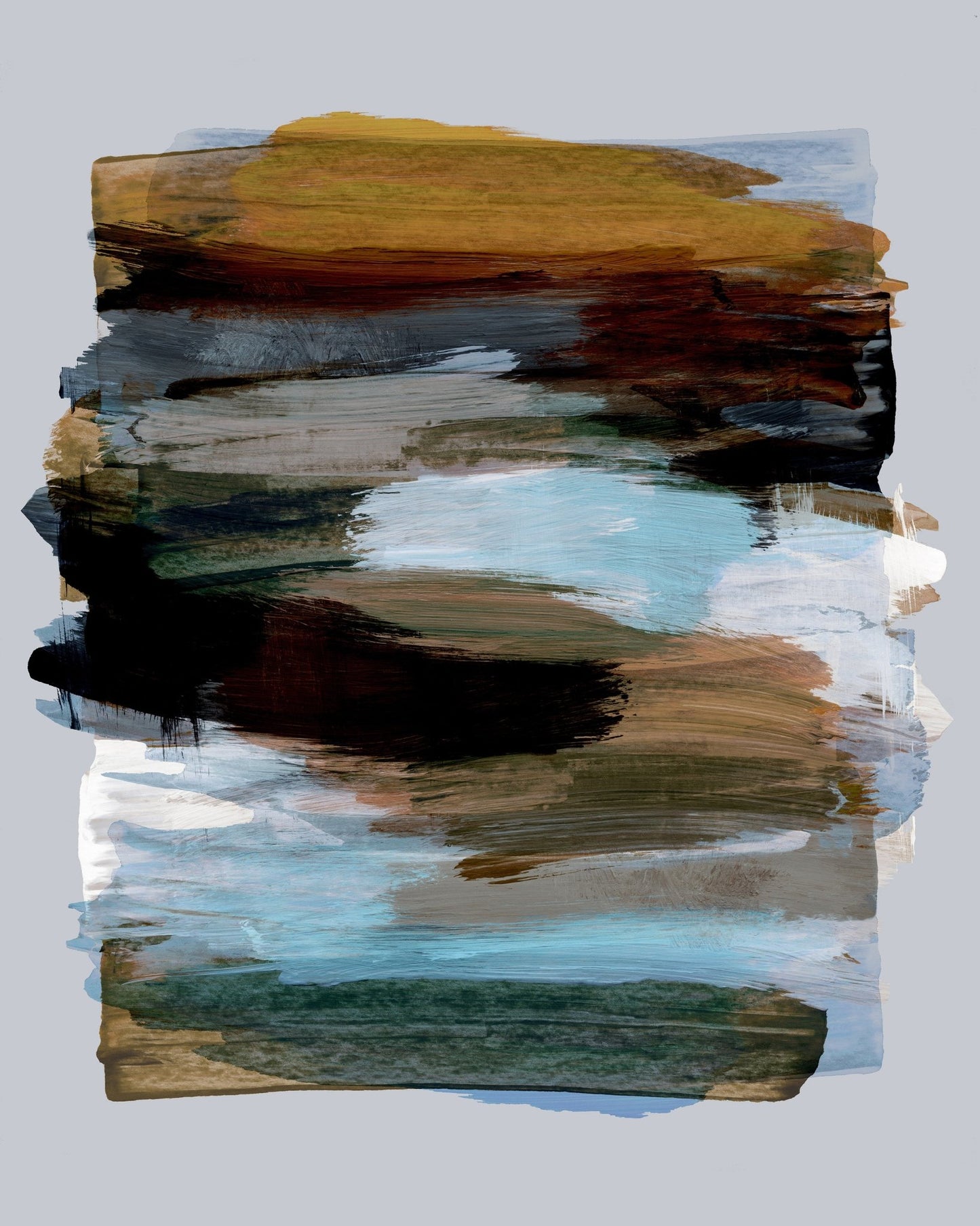 Layered Earth Strokes