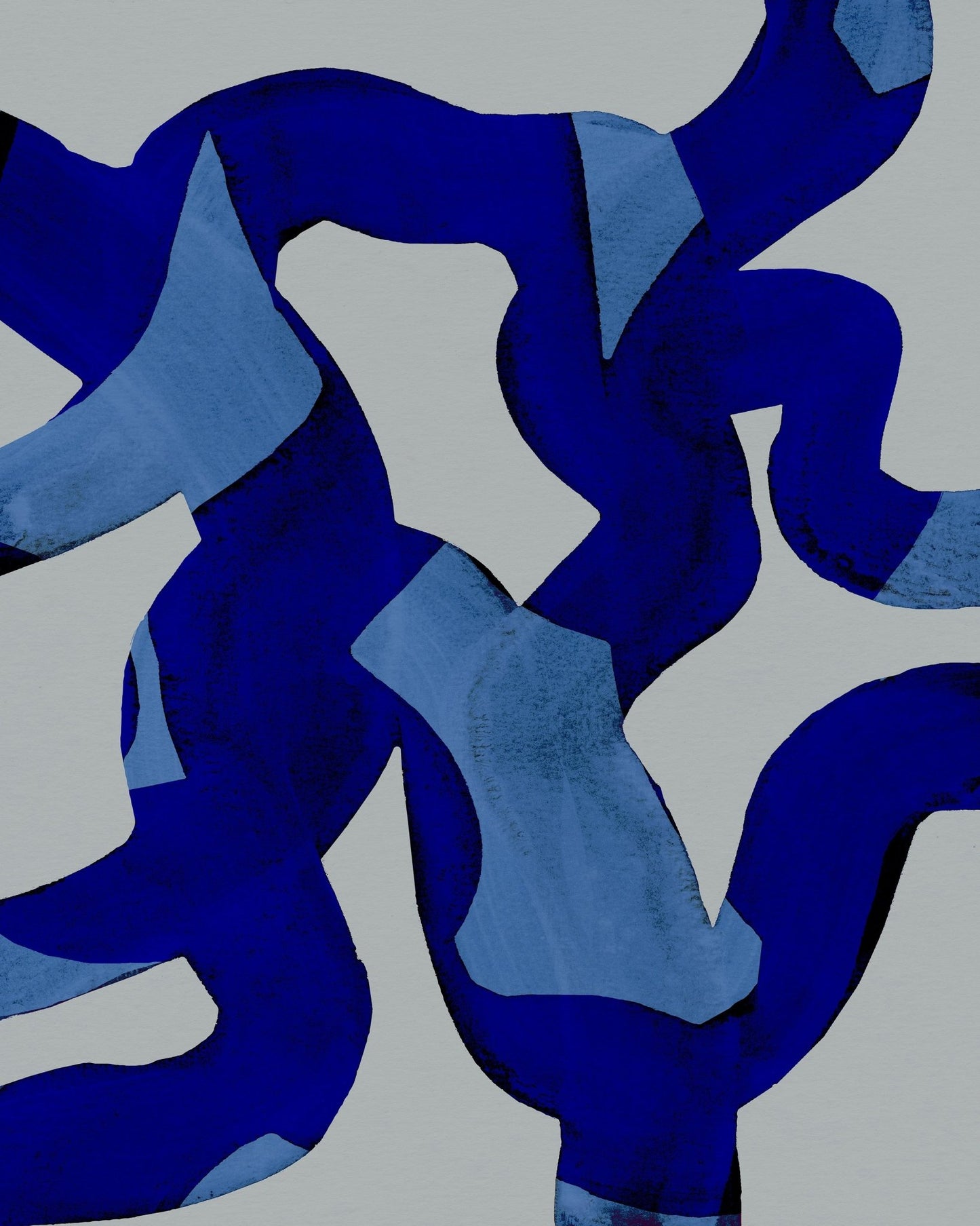 Blue Flow Shapes
