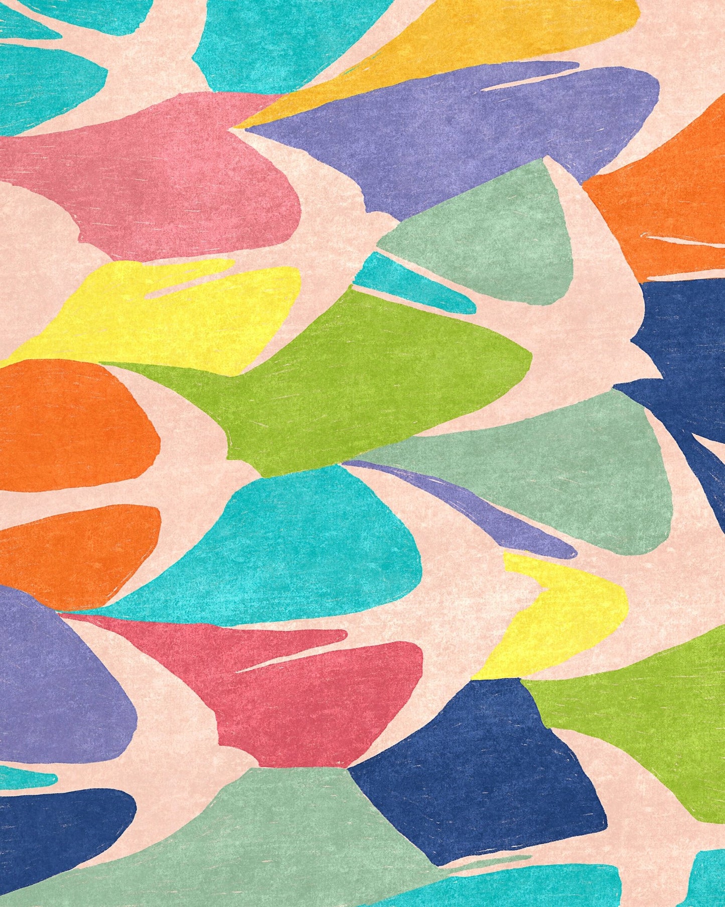 Colorful Bird Shapes