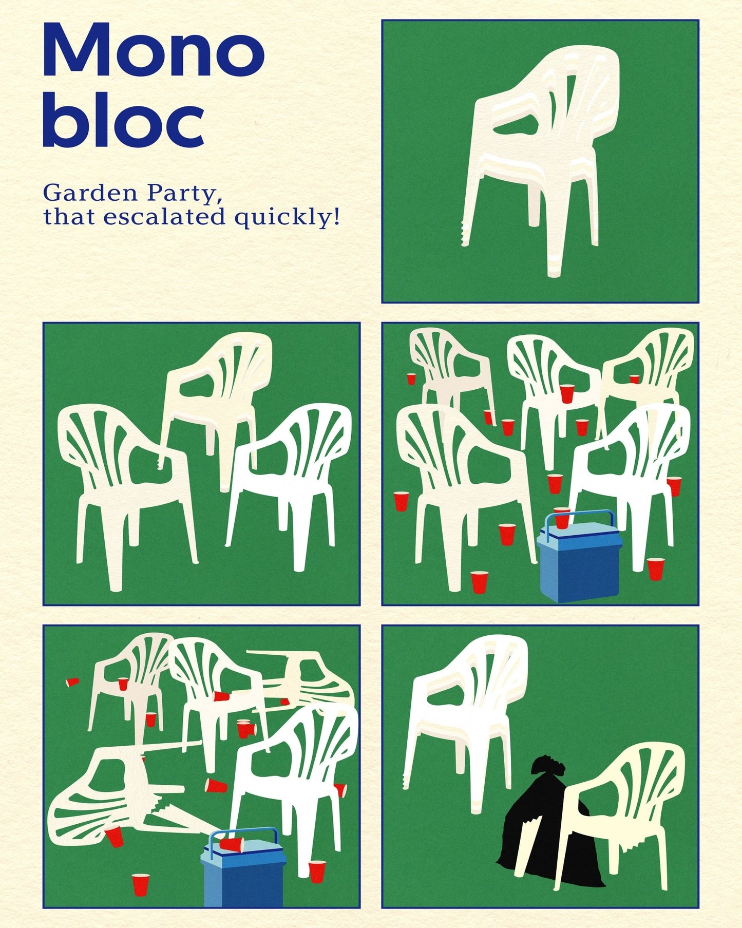 Monobloc Garden Party Poster