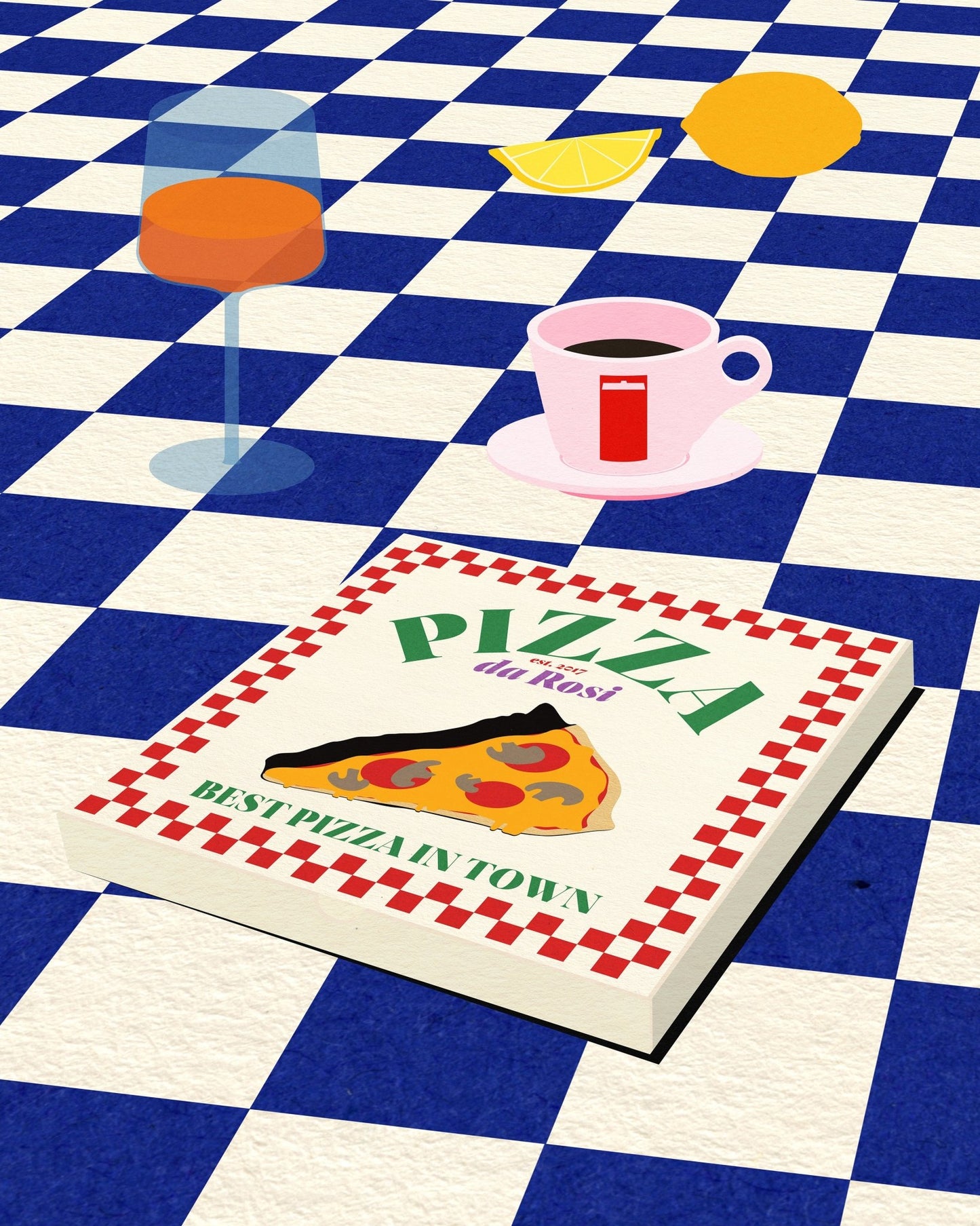 Italian Pizza Table