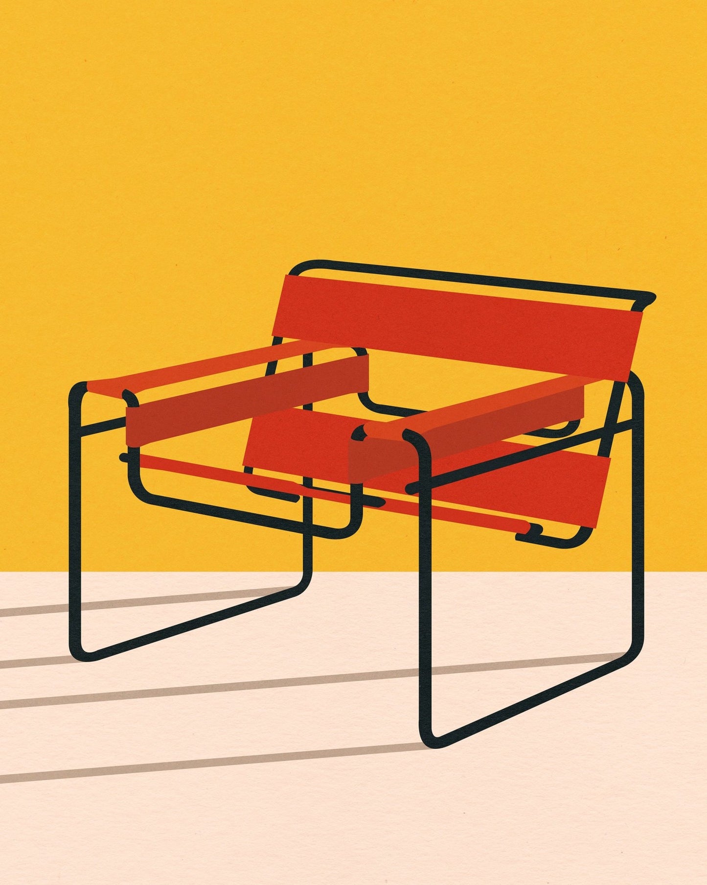 Modern Red Chair