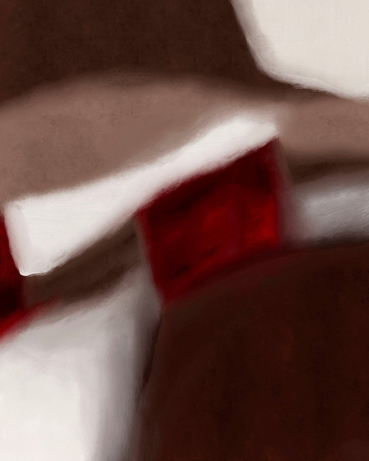 Abstract Red Passage