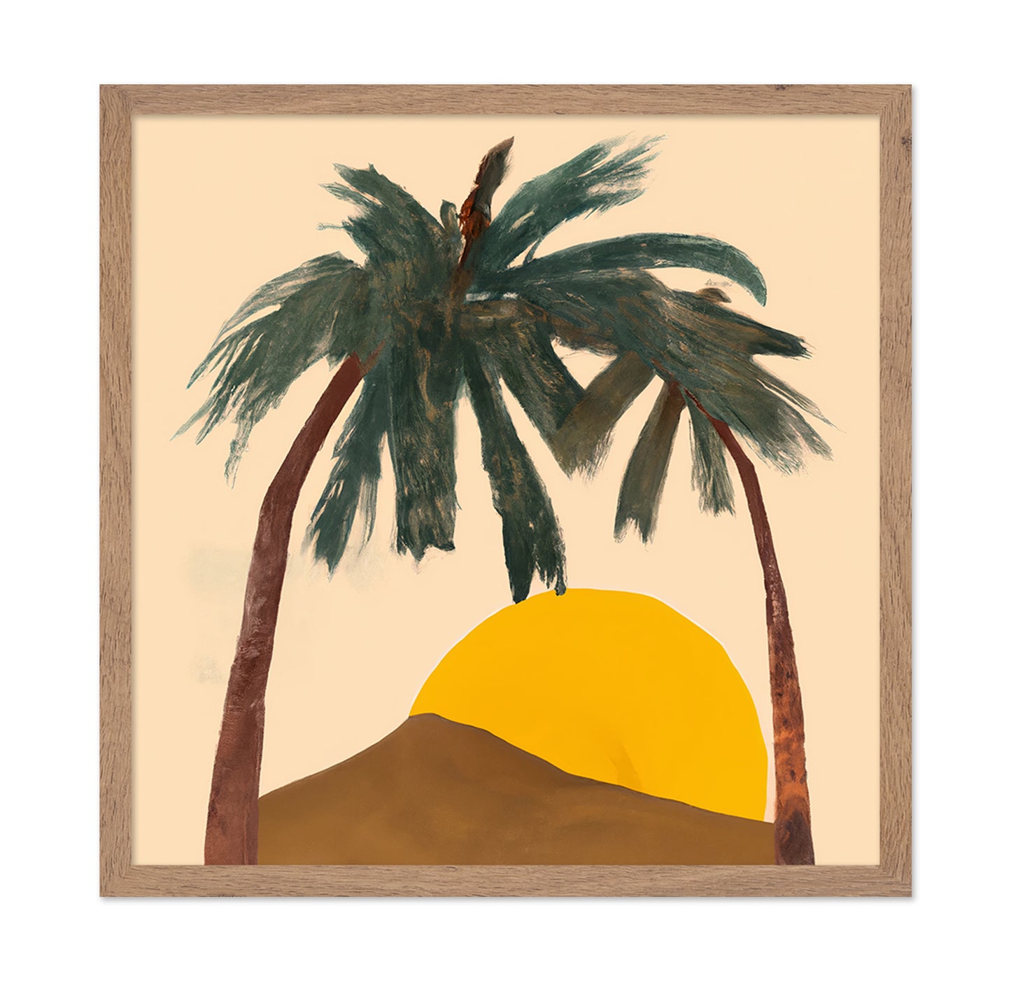 Desert Palm Sunset