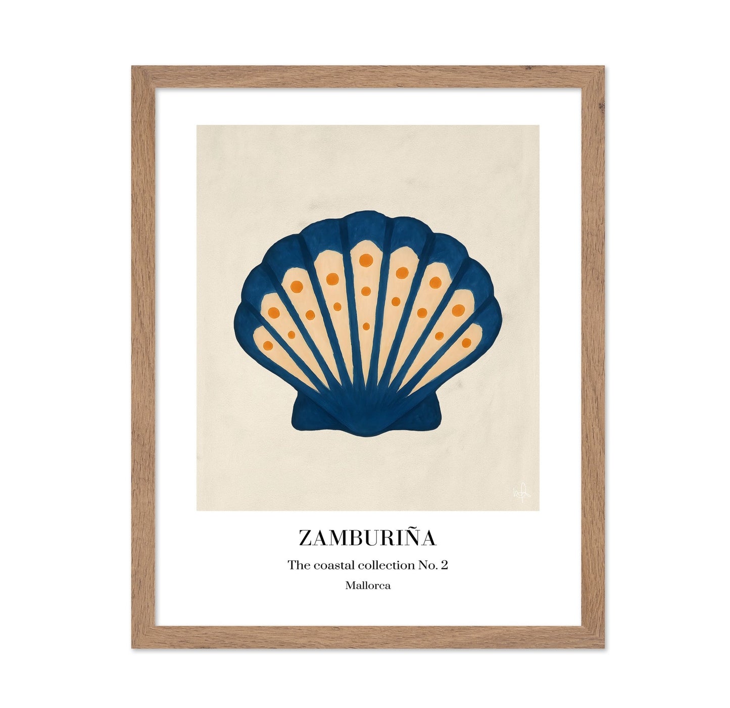 Blue Coastal Shell