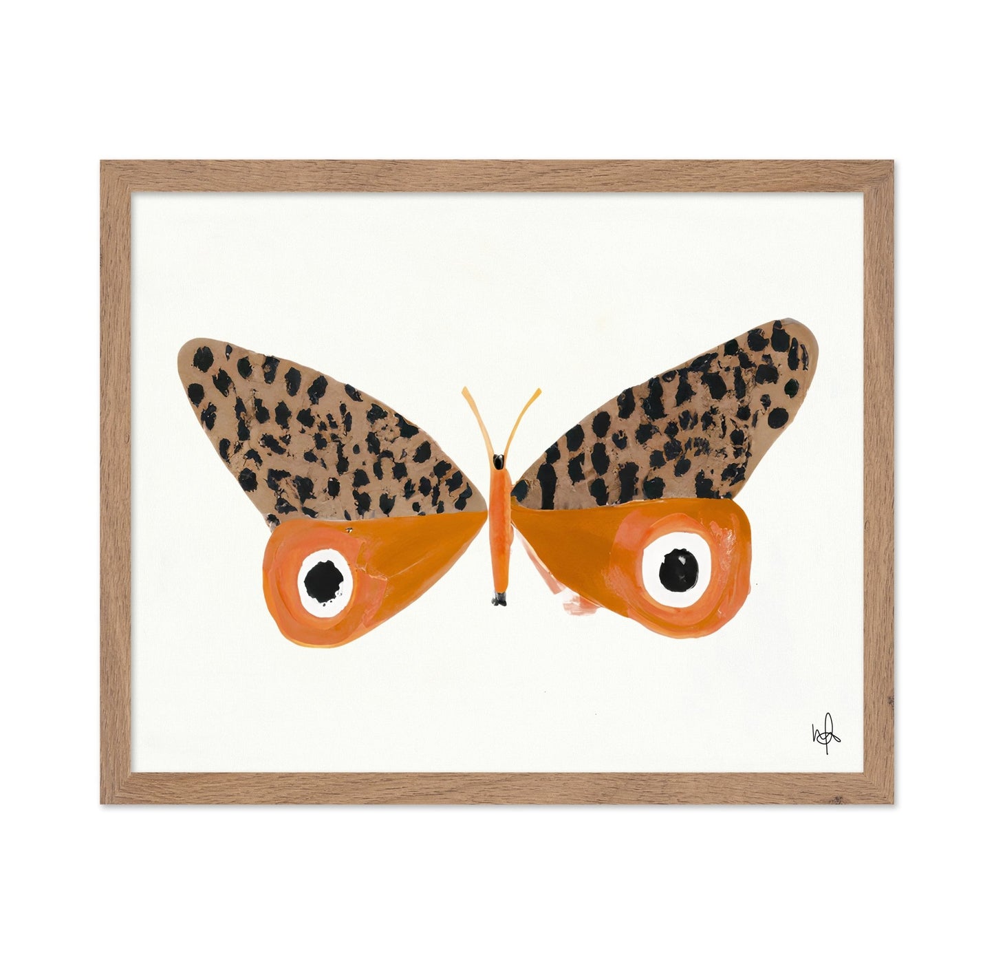 Abstract Butterfly Form