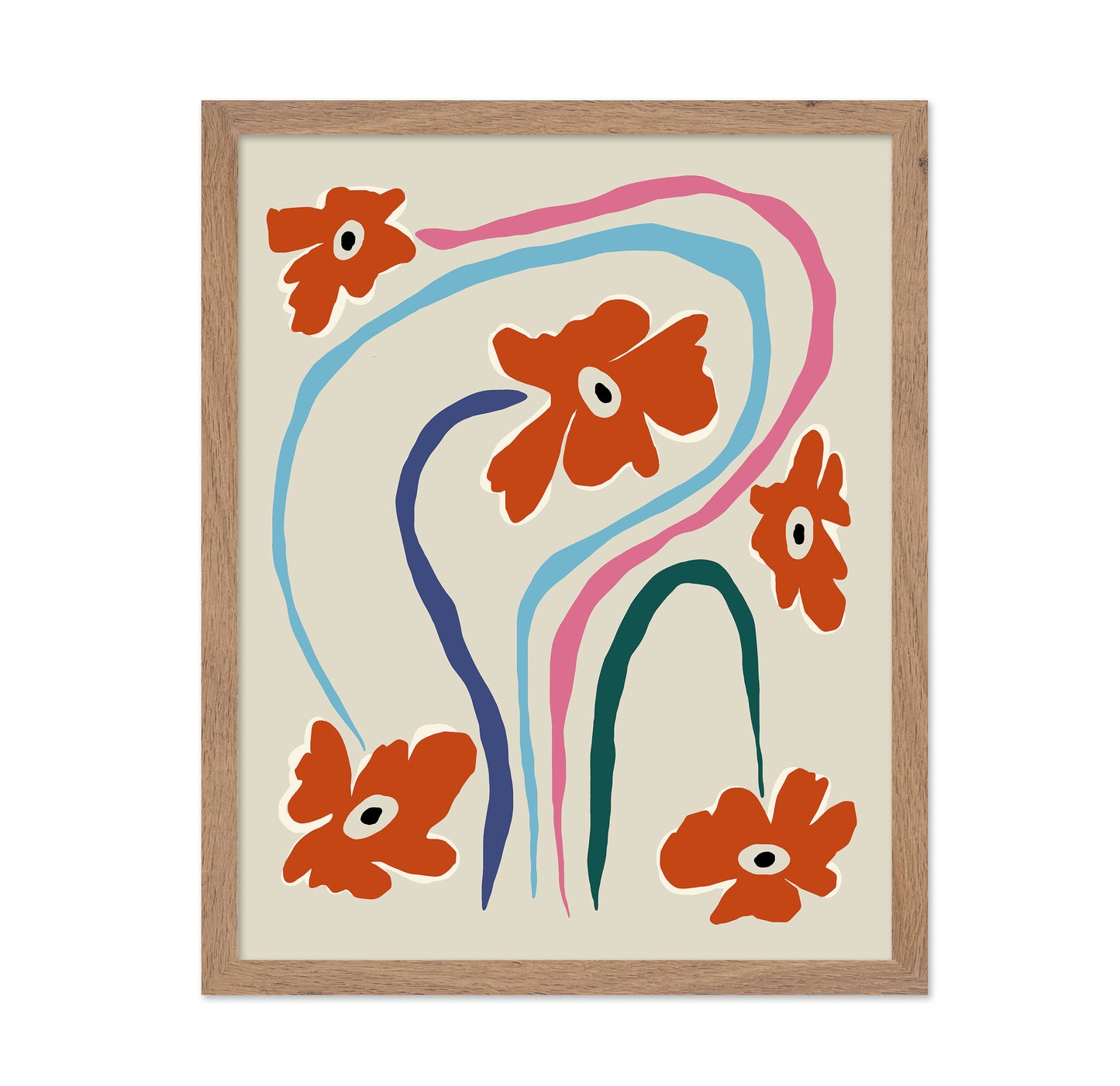Flowing String Flowers