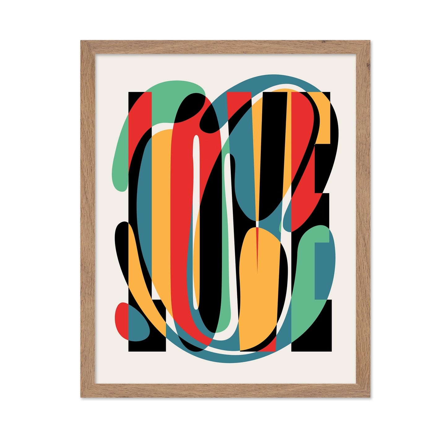Abstract Love Typography