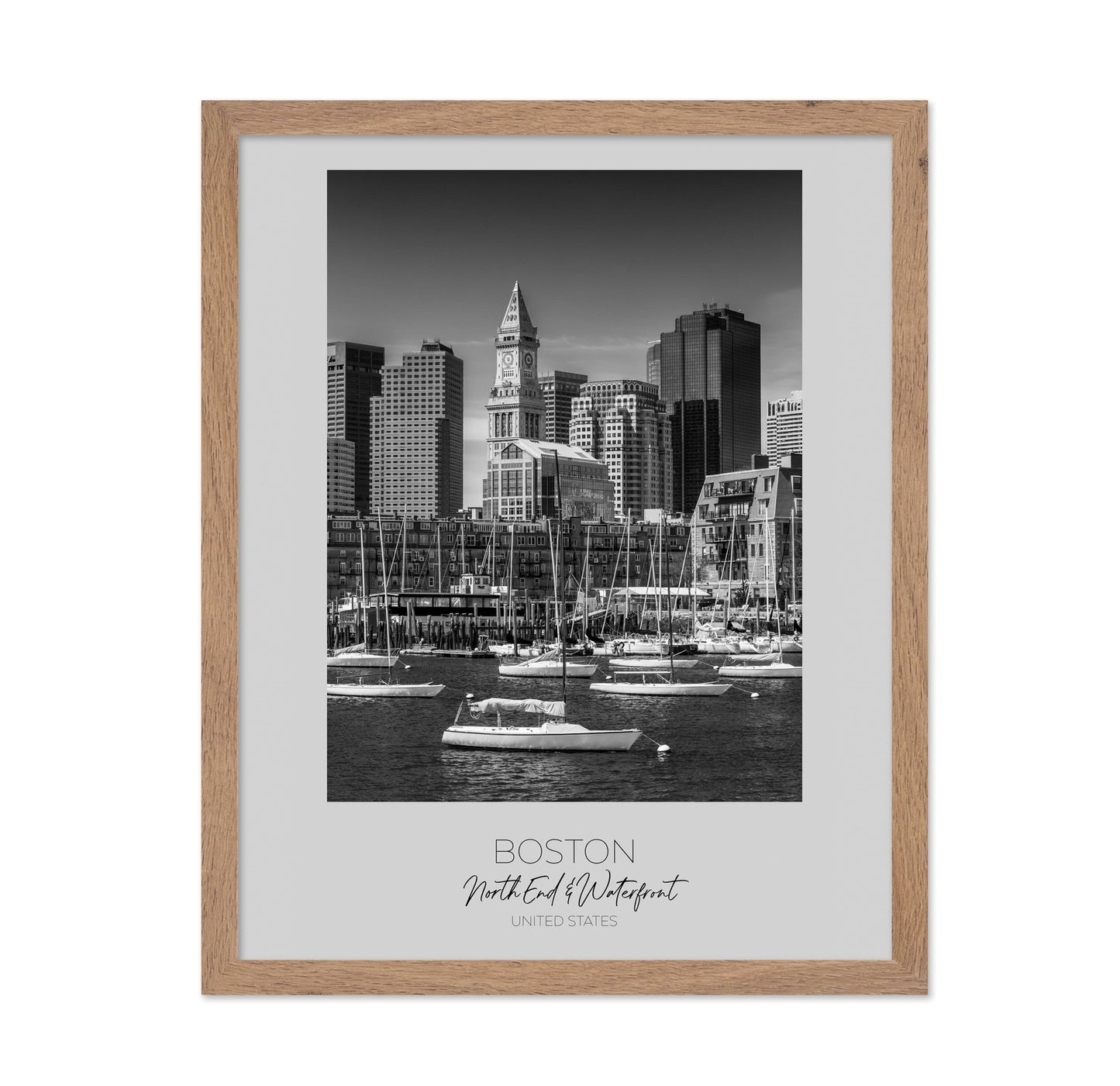 Boston Harbor Skyline