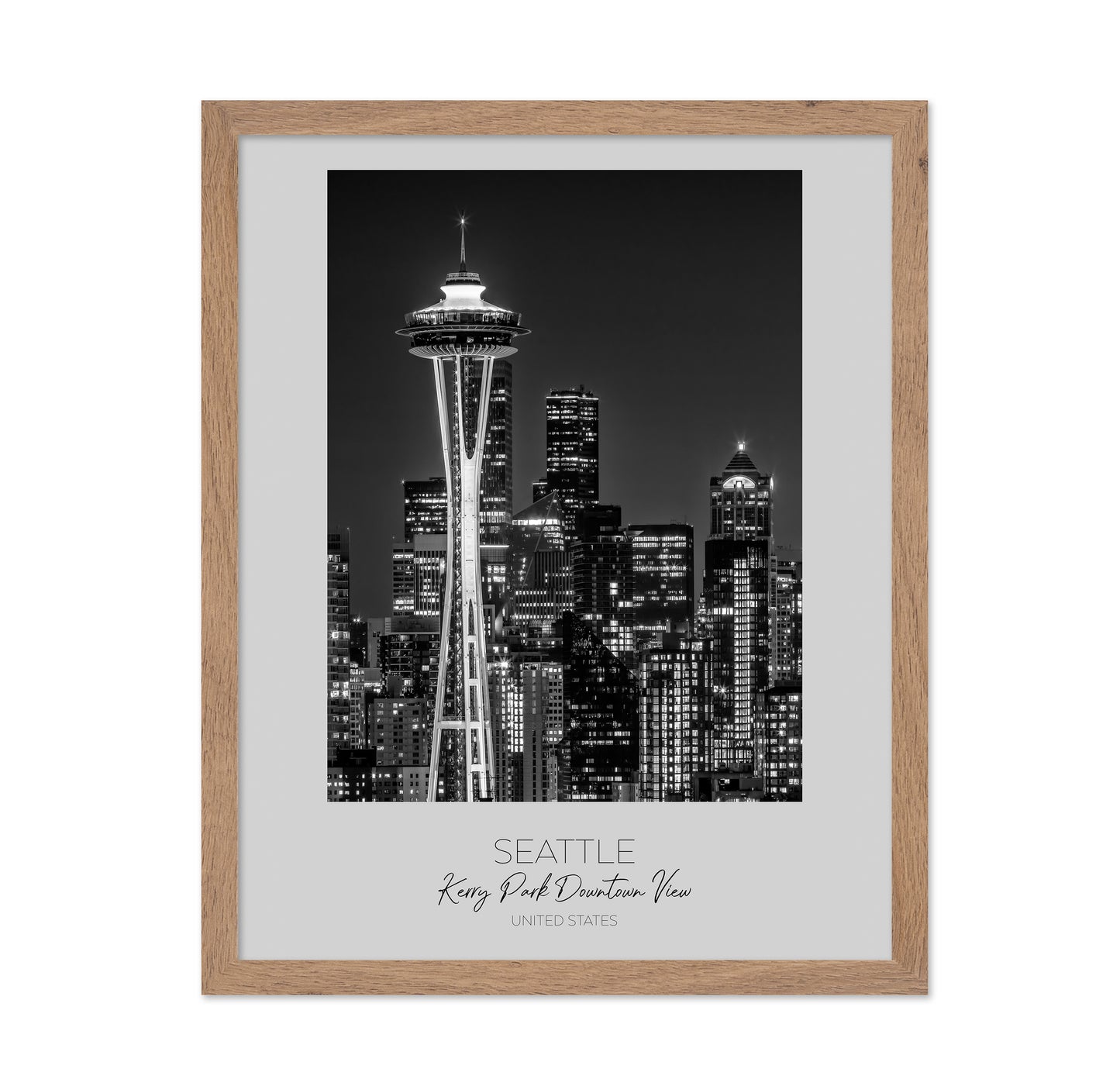 Seattle Night Skyline