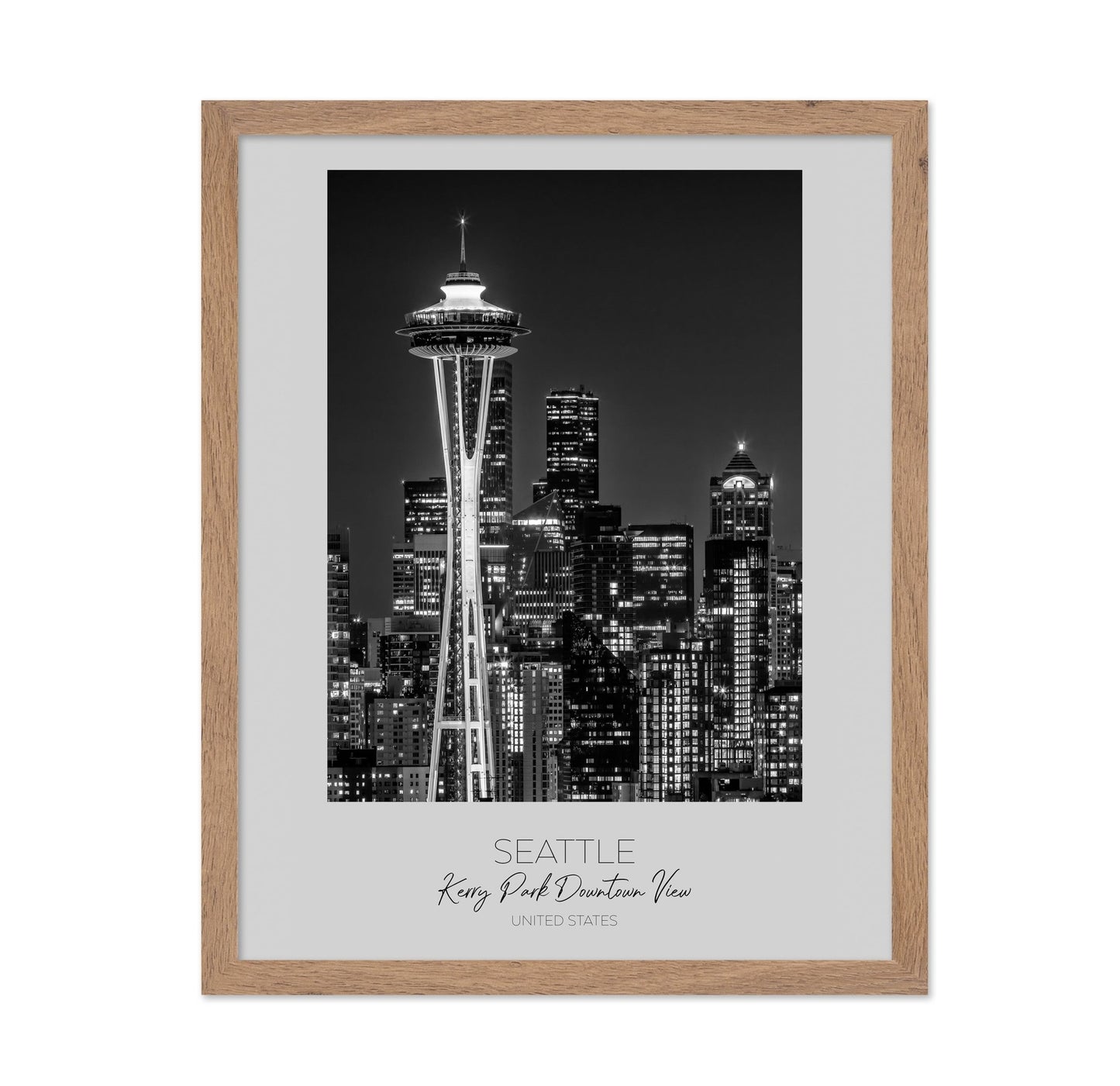 Seattle Night Skyline