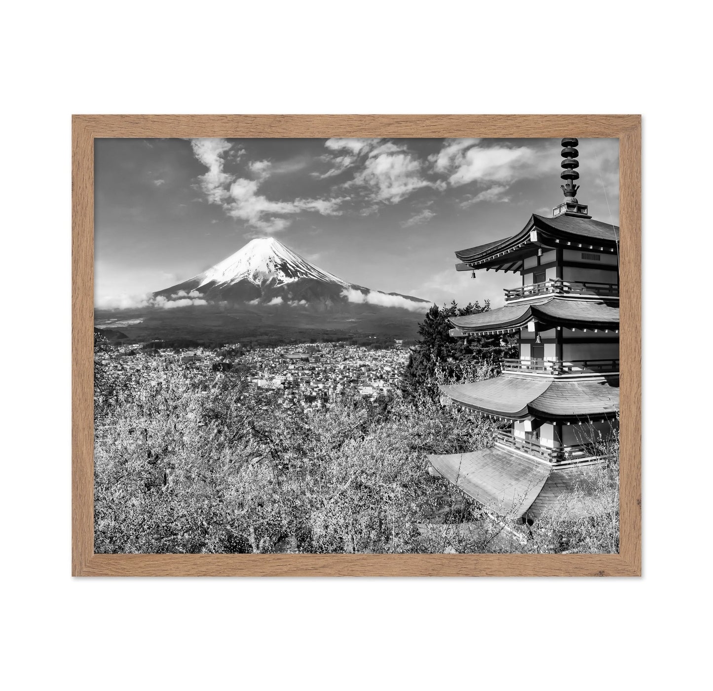 Mount Fuji Pagoda View