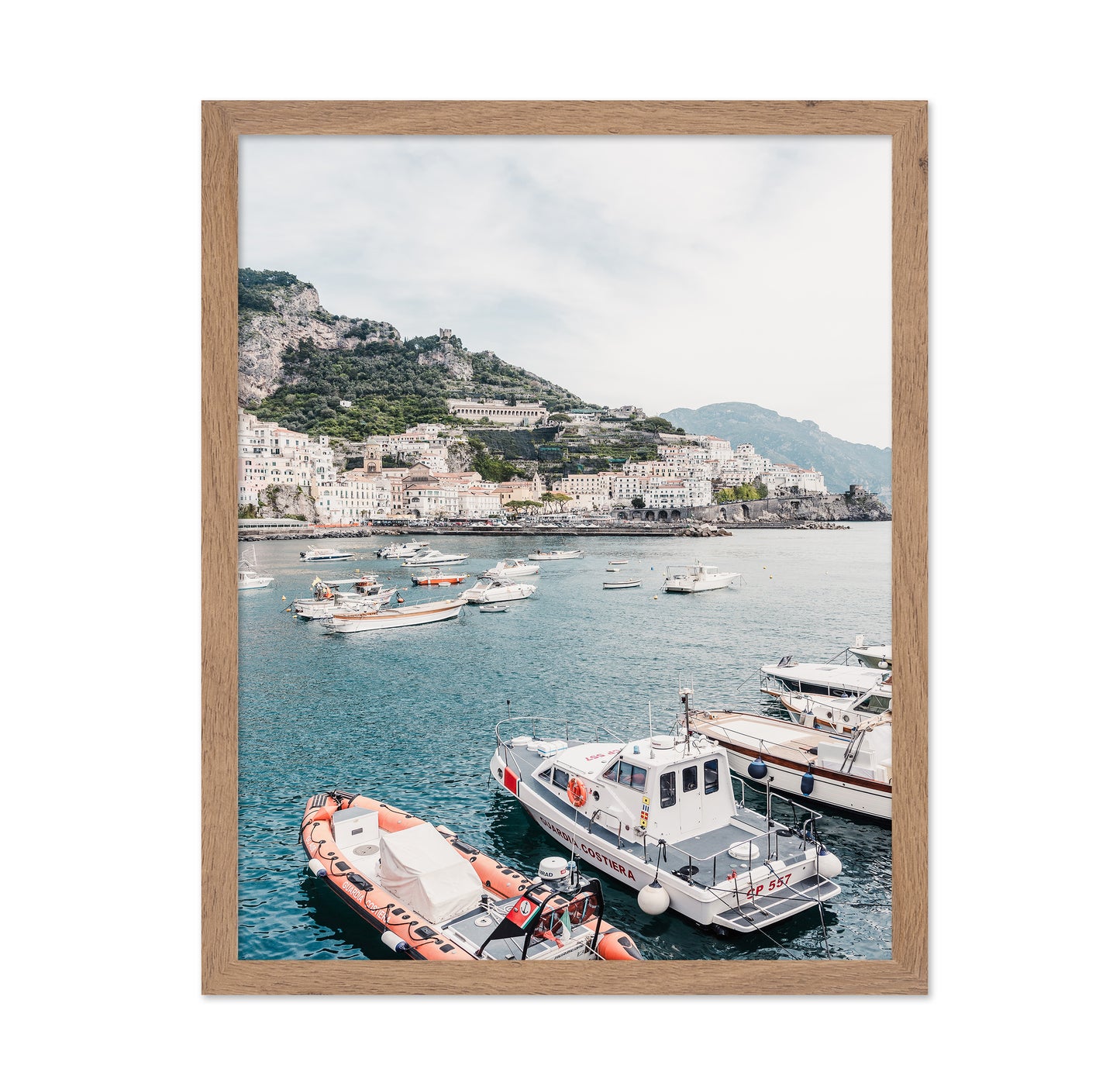 Amalfi Harbor Boats