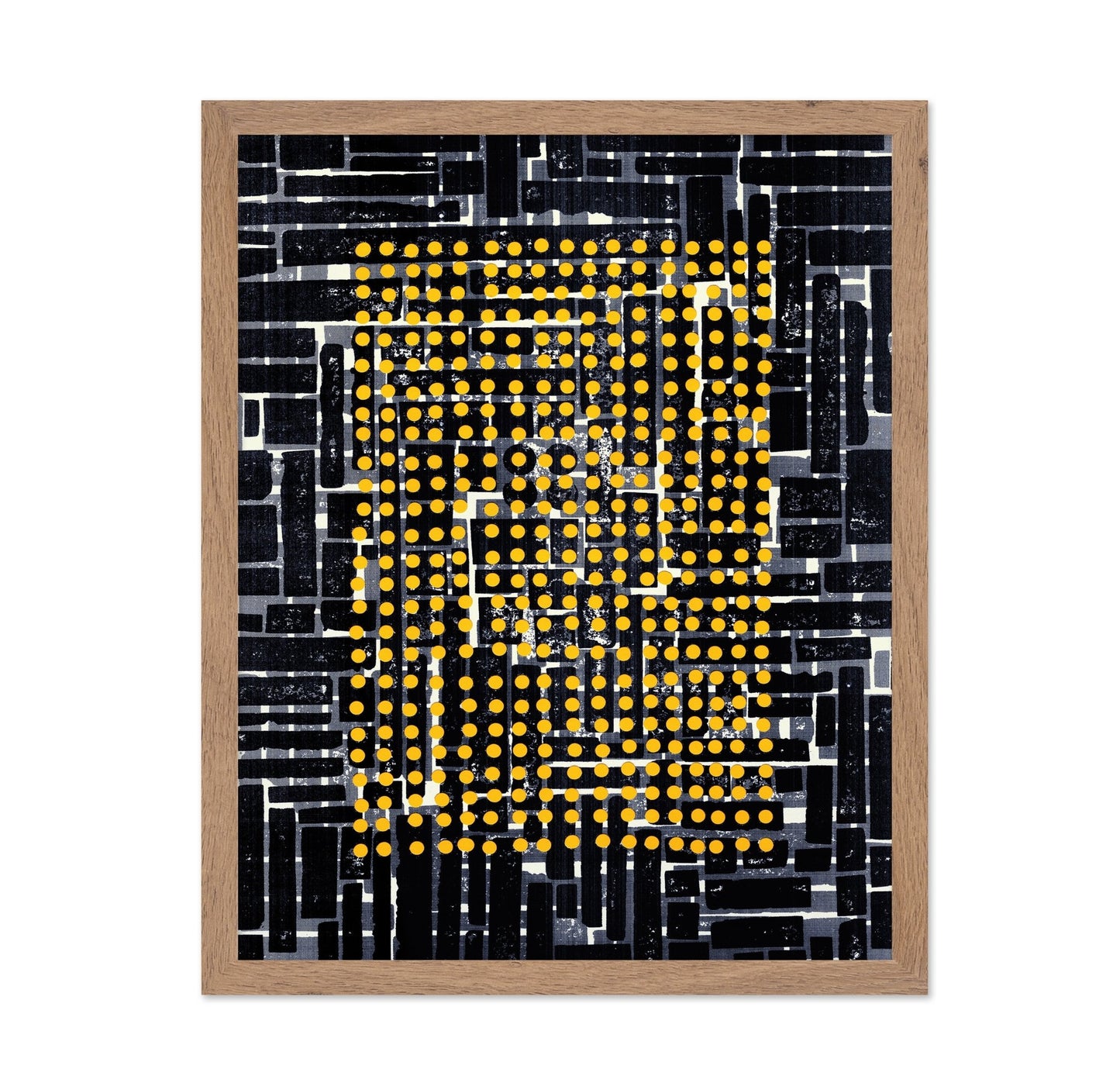 Yellow Dot Grid