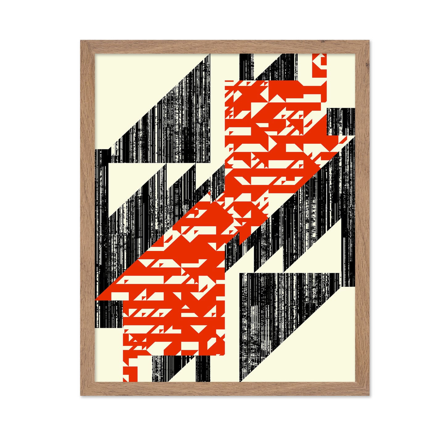 Red Geometric Slas