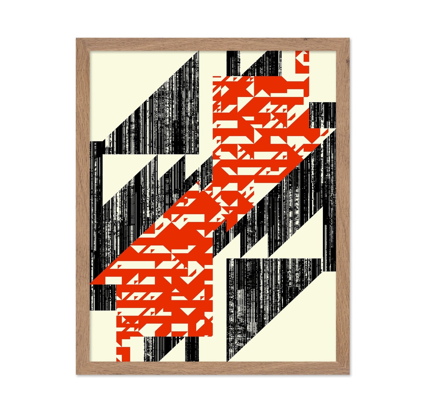 Red Geometric Slas