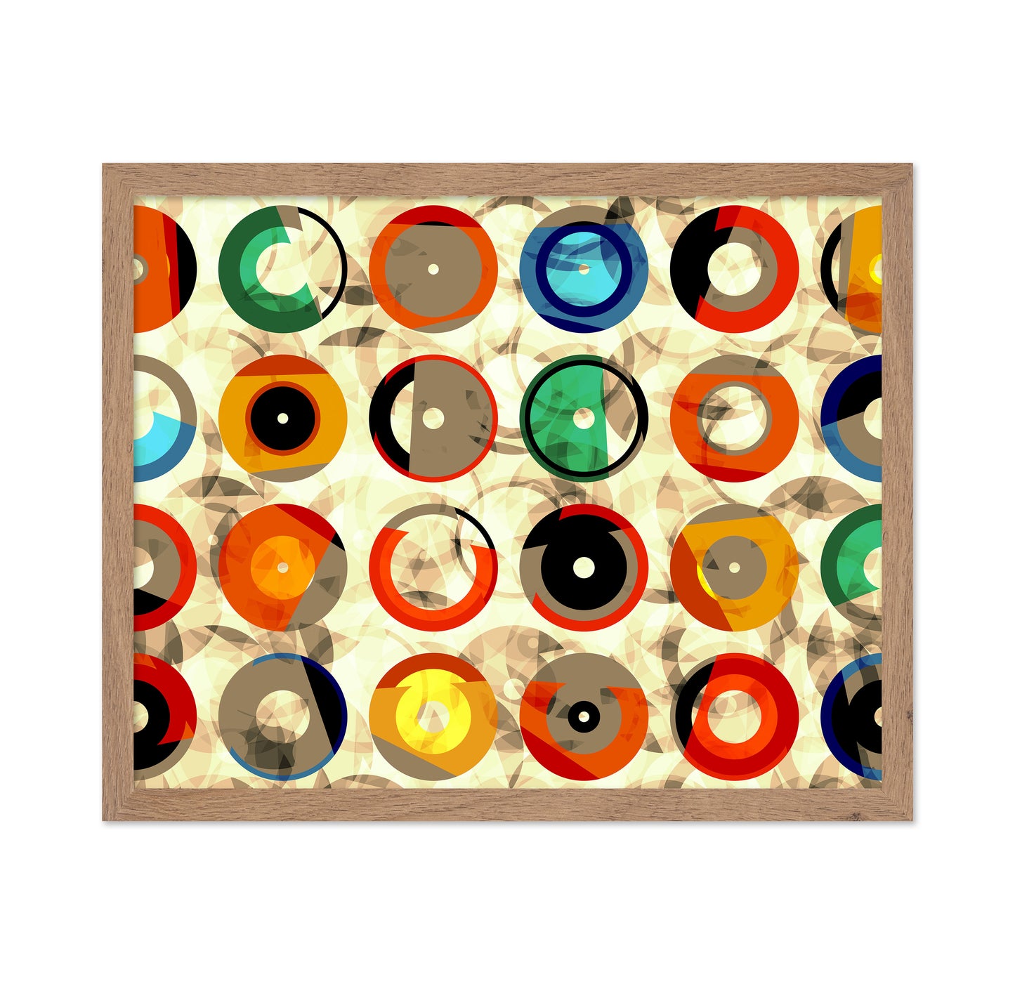 Colorful Circle Grid