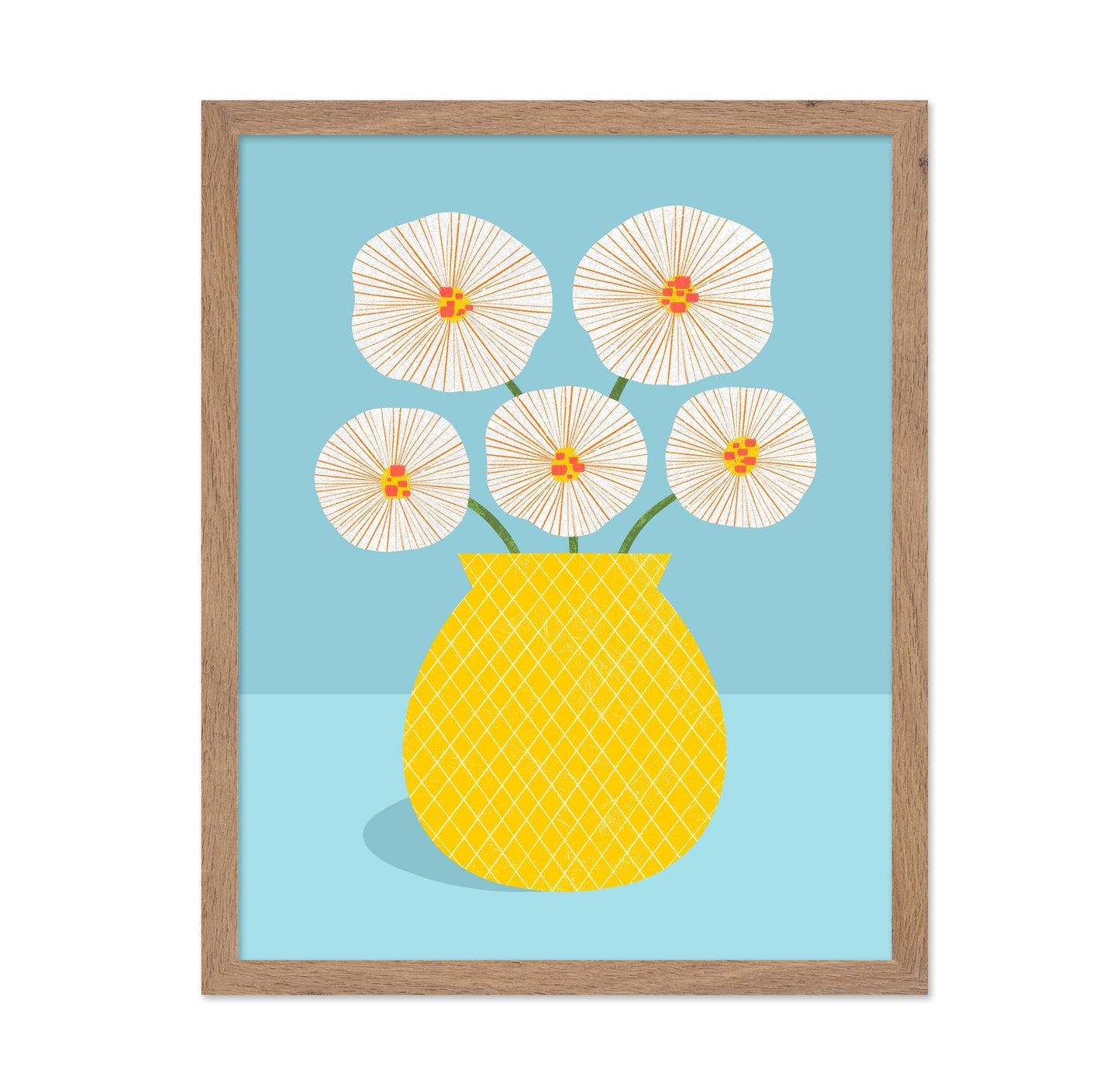 Yellow Vase Blooms