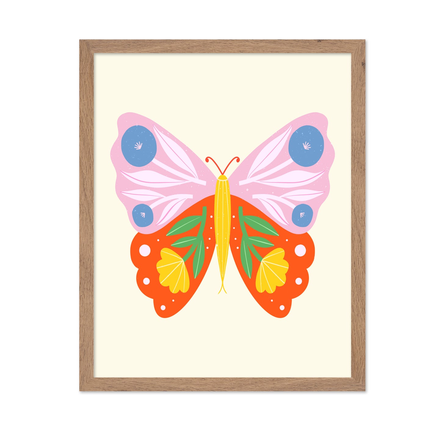 Floral Butterfly Art